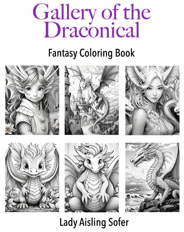 I ❤️ coloring books. I found this adorable one about dragons. Love these images ❤️ I got it on Amazon. #ladyaislingsofer #dragoncoloring