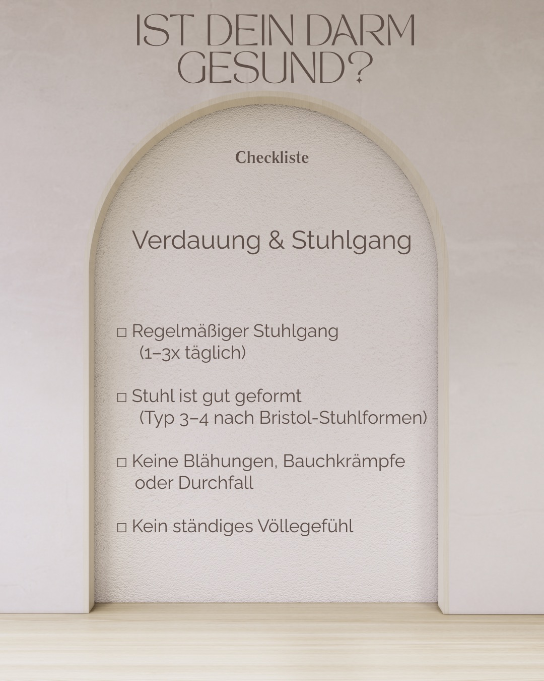 🧡 Wie gesund ist dein Darm wirklich?
Swipe dich durch die Checkliste und finde heraus, ob dein Bauch happy ist oder ob er Unterstützung braucht! 💨🥦
Ein gesunder Darm ist die Basis für: ✨ mehr Energie
✨ eine starke Abwehr
✨ schöne Haut
✨ und ein gutes Bauchgefühl
Speichere dir den Beitrag 💾 & teile ihn mit jemandem, der öfter mal mit Verdauung oder Blähbauch kämpft 🙌
#darmgesundheit #ganzheitlichgesund #darmcheck #bauchgefühle #verdauung #basenüberschuss #darmtherapie #gesundleben #holistischegesundheit #frauengesundheit #achtsamkeit