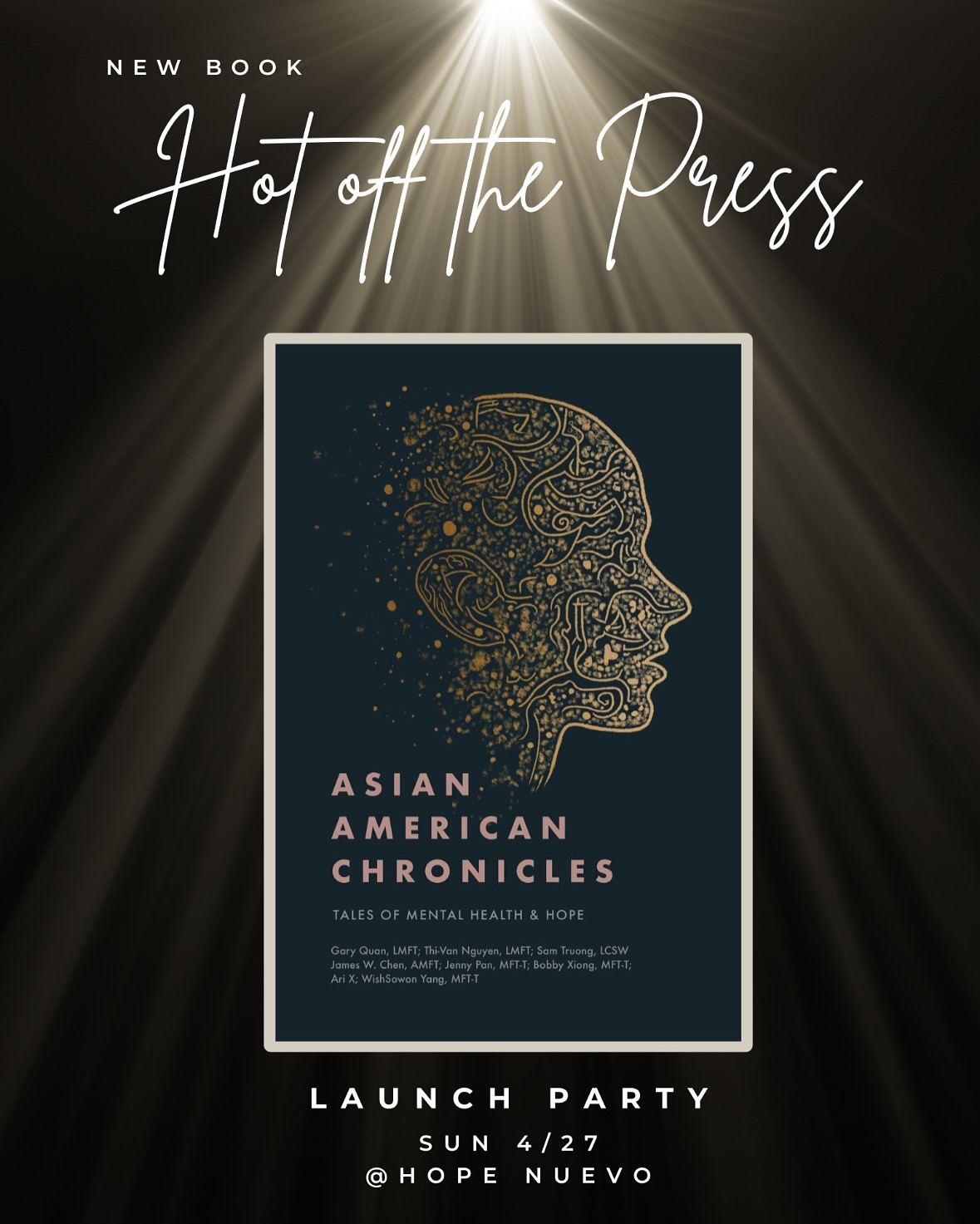 We had a packed house tonight to hear from author Gary Quan and his team on the publication of their new book Asian American Chronicles. You can get a copy on Amazon and talk with your family about mental health in the Asian American household. https://a.co/d/feChoqP