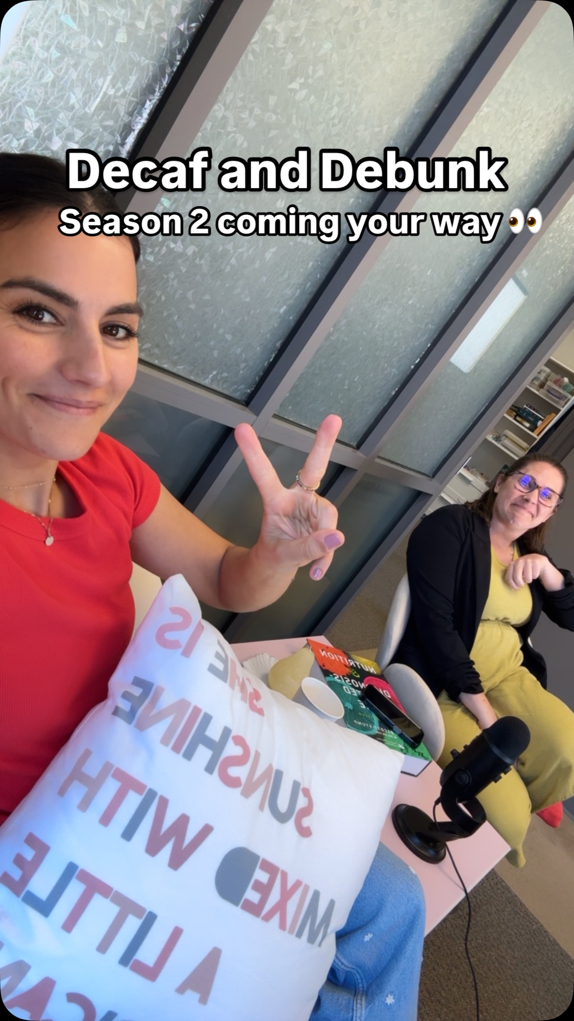 We’re back!!! Keep your eyes peeled for a new episode dropping tomorrow morning! Find us on your favorite podcast platform as we kick off season 2! ☕️@decafanddebunk
