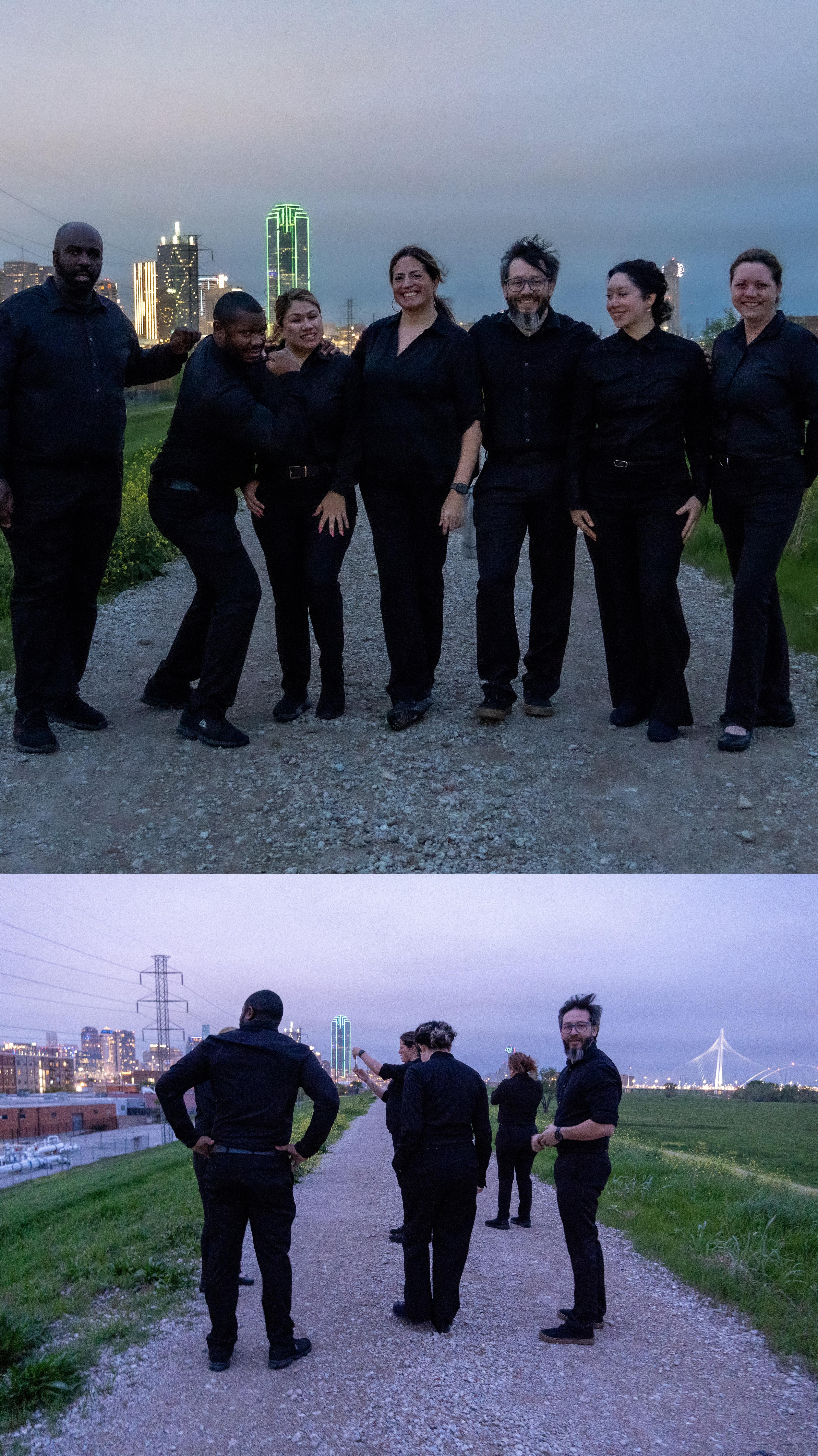 Break from a corporate catering for staff photos before the sun set.
Had to leave a bartender behind so no guest was without a drink.