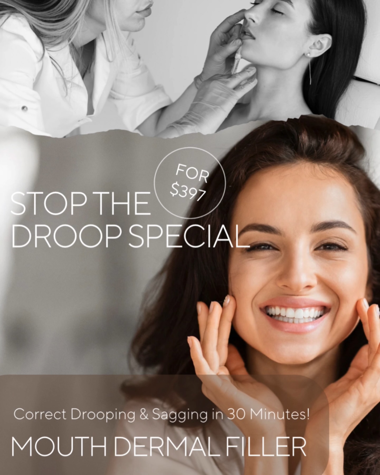 Stop The Droop Special, Just $397!
Correct Drooping & Sagging in 30 Minutes! 👏💉 Expert Dermal Filler Injection 💉
Drooping at the corners of the mouth can lead to a tired, sad, or angry appearance - even when well rested and feeling great!
The great news is that dermal filler can correct this problem very quickly!
Treatment is safe, comfortable, and leads to dramatic and lasting results.
Right now, we’re offering a syringe of dermal filler for just $397!
Safe for all skin types and tones.
Book yours today👇
@ cityskinmds.com or DM me. Limited time only.
We can’t wait to see you! ✨
#cityskin #fillersinjection #supportsmallbusinessowners #cityskinmds #wearecityskin #beautyobsessed #lookyouthful
