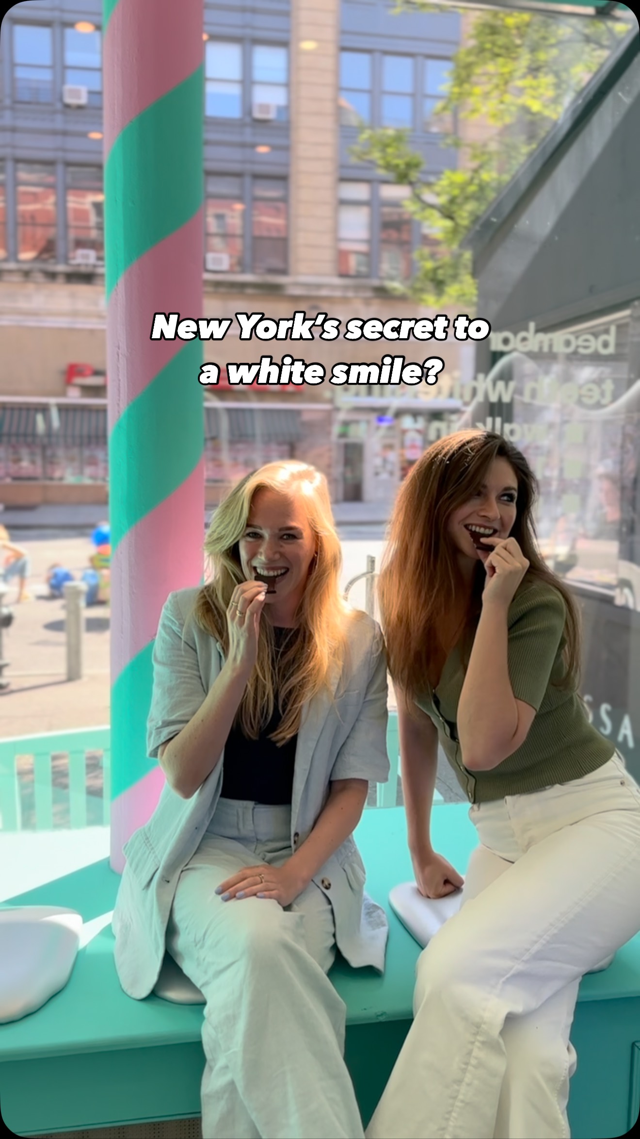 NYC’s premier teeth whitening destination. After only 1 hour, walk out with a noticeably brighter smile. Book your appointment @thebeambar today ✨