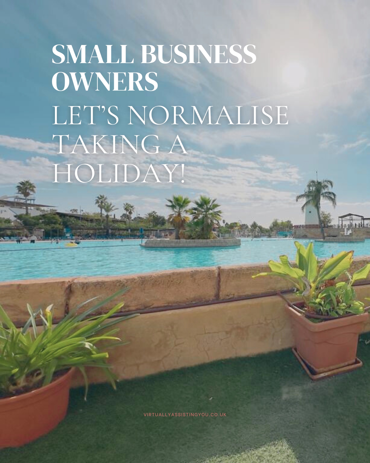 'Holiday? What holiday?'
If stepping away from your business feels impossible then you’re overworked my friend.
That will only lead to burnout (and nobody wants that 🫨)
Maybe it feels like...
-Inbox FOMO on the beach?
-Laptop permanently glued to hand?
-Constant fear things will collapse without you?
The fix is SUPER simple...
-Hand over your admin and client emails to a VA (aka me!)
-Send out those invoices before you pack your suitcase
-Schedule your socials in advance
Basically I will monitor the chaos while you sip cocktails 🍹
No stress, just pure bliss!
Do you know someone who deserves a proper holiday? 😎
Share this post with them now!