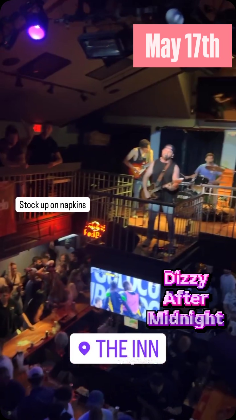 Long Beach we miss you!
May 17th cannot come soon enough!
Ready to make napkins fly.
#LongBeach #TheInnLongBeach #DizzyAfterMidnight #LongBeachNY #LongIslandMusic #TaylorSwift #LongBeachLongIsland #TheInn #LiveMusic #LocalBand #BandLife #LiveMusicLI