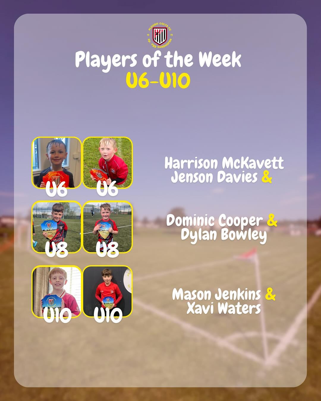 Our junior section players of the week.
📷 @bradpartondesign