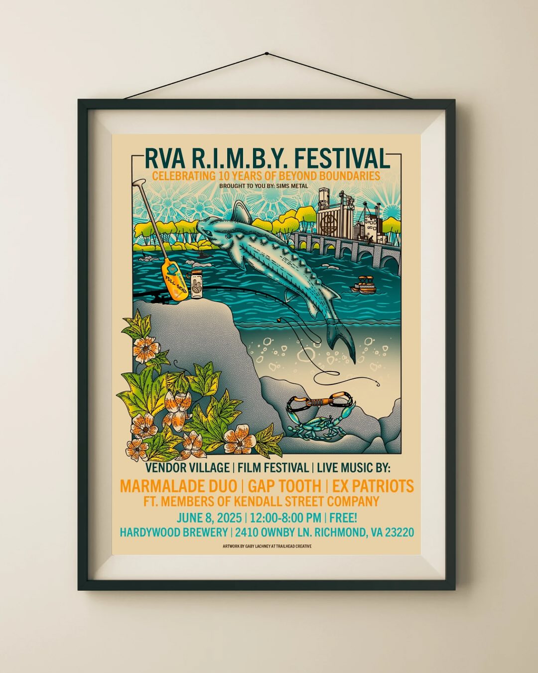 BEYOND stoked to finally be able to share this poster for the RVA R.I.M.B.Y. Festival (Right In My BackYard) hosted by Beyond Boundaries, a non-profit based in RVA specializing in guiding participants with disabilities, veterans, underserved youth, and recover programs on outdoor adventures!
Join us on June 8th at Hardywood Park Craft Brewery for community, fun, food, drinks, live music, games and prizes!