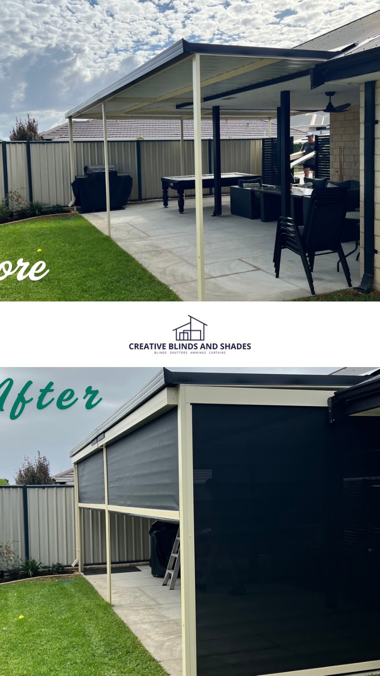 Beat the winter chill with outdoor blinds! 😃
Wind, rain, or cold — stay protected and enjoy your outdoor space all year round with motorised, custom-fit blinds.
✔️ Weather protection ☀️🌧️❄️
✔️ Sleek & durable design
✔️ Installed fast
✔️ Over 30 years servicing from Perth to Busselton
Call us today for a free quote! ☎️
(08) 9581 9911
creativeblindsandshades.com.au 📧
#OutdoorBlinds #CreativeBlindsAndShades #MotorisedBlinds #WinterLiving #PerthToBusselton #MandurahBusiness #BlindsInstaller #WeatherProofLiving #mandurahbusiness #perthblinds