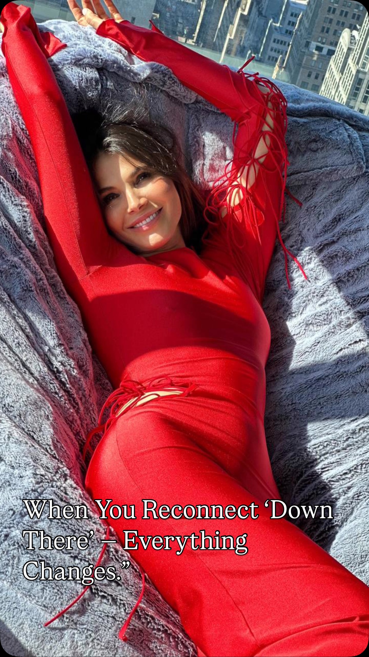 When You Reconnect ‘Down There’ — Everything Changes.”
Ladies, please don’t take your pelvic floor muscles for granted.
They’re not just “down there” — they are deeply connected to how we feel, love, and live.
Yes, anxiety and depression are real.
But when your hormones start to rebalance — when oxytocin, dopamine, and those beautiful “feel-good” chemicals start to flow — everything shifts.
Your cortisol levels begin to stabilize, your nervous system calms, and you start to feel again.
You might notice little sparks of sensation in your body — soft, sweet, kitten-like feelings.
Your eyes begin to shine, and your whole being lights up from within.
This is not just physical — it’s emotional, hormonal, and deeply sensual healing.
#PelvicFloorHealth #WomensWellness #HormonalHealing #IntimateHealth
#EmbodiedWoman #SensualHealing #FemaleEmpowerment #WombWisdom
#FeelToHeal #FeminineRevival #PleasureIsMedicine #SexualWellnessCoach