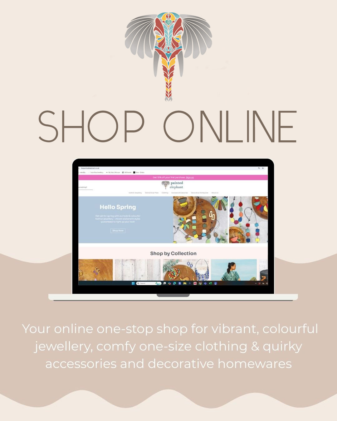 The pop-up shop may be closed for now, but don't forget - you can still shop us online 💻📱
Our website is packed full of vibrant, feel-good jewellery, bold accessories & stylish one-size clothing — all ethically made in Bali, India & the Philippines & all available now 💛
There's free delivery on orders over £50 + save 10% on your first order with the code HELLO10 🛍️
#colourfulstyle #ethicalfashion #shopsmalluk #quirkyjewellery #quirkyaccessories #eclecticonlineshop #woodenjewellery #boldjewellery #feelgoodfashion #statementjewellery #vibrantjewellery #costumejewellery