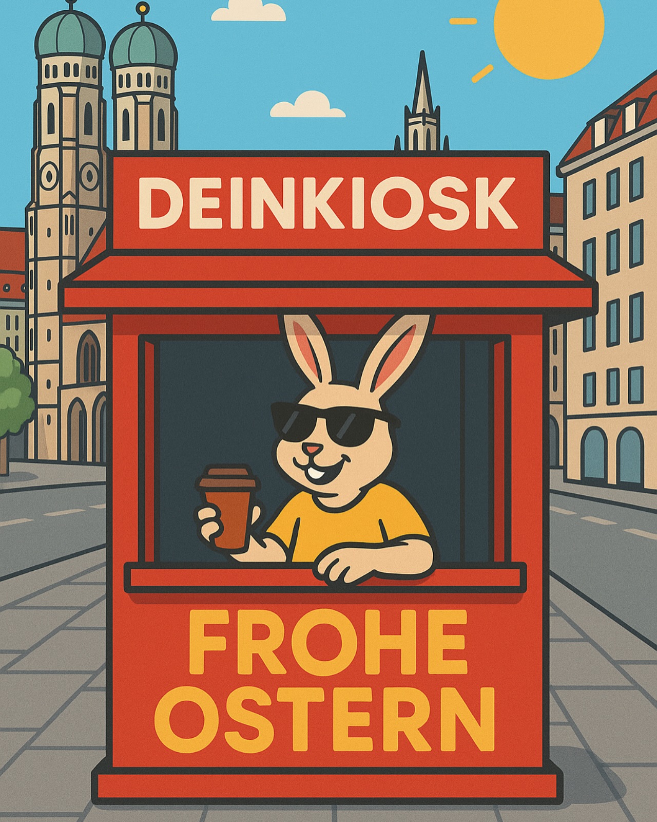 Wir wünschen euch Frohe Ostern!🐣☀️
Euer Kioskteam