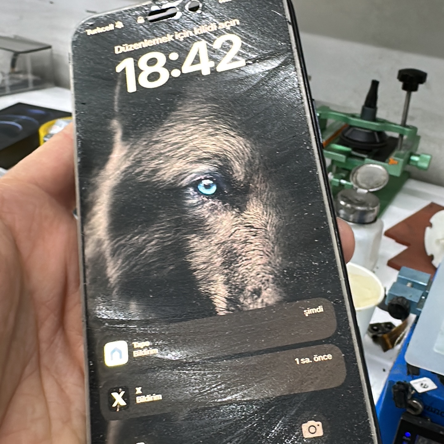 iphone ekran tamiri lens değişikliği 15promax ön cam değişimi #kütahya
