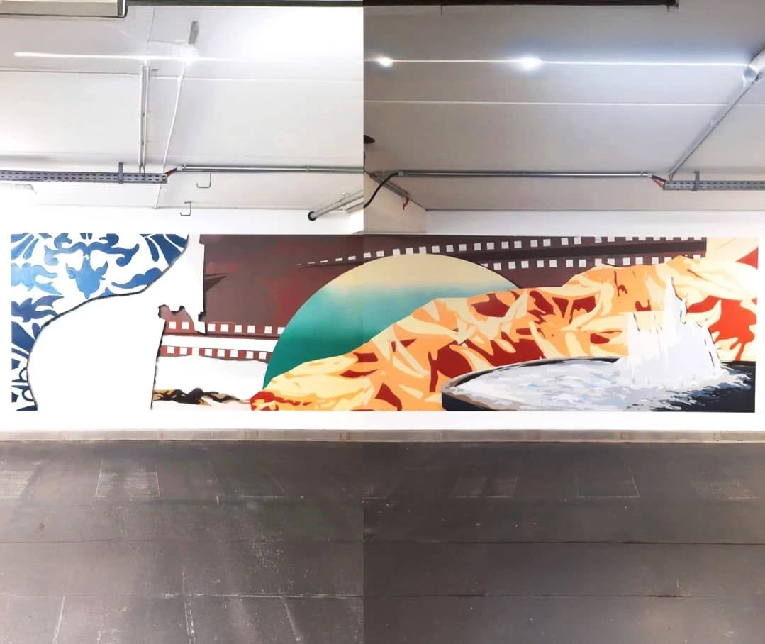 New mural in Bertrange in collaboration with @cityconcorde and @kamellebuttek ☀️
Fountain, Flowers, Film
Spraypaint on Dibond
2 x 6 m
2025
#graffiti #mural #photography #artist #luxembourg #analogphotography #portugal #collage #nature #cityconcorde #azulejos #Lëtzebuerg #fresque #urbanart #bertrange #fountain #sunrise #sunset