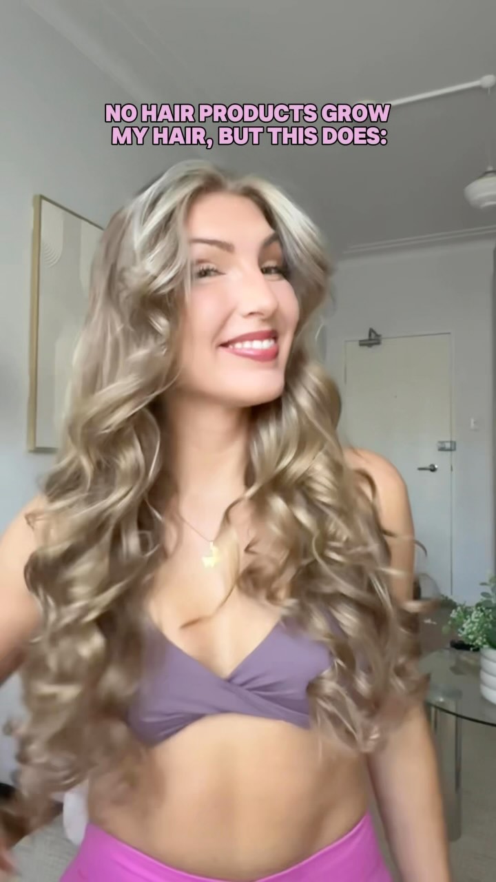 No joke - exercising literally helps with hair growth! When you move your body, you’re sending more blood (aka nutrients + oxygen) to your scalp, lowering stress, balancing hormones, and even helping your body absorb all the good stuff from your food! 😊
You’re also sweating out natural oils that keep your scalp happy and moisturised.
Hairgrowth starts from the INSIDE (what we eat & stresslevels) On the flipside, hair products are for maintaining and hydrating what has ALREADY grown out 💕✨ (so this is another whole post!)
I would also suggest: Omega 3 vitamins, Vitamin B12 and biotin (Ive heard some girls break out from it so: monitor!) 🥰
#hairgrowth #hairhealth #hairtok #haircare