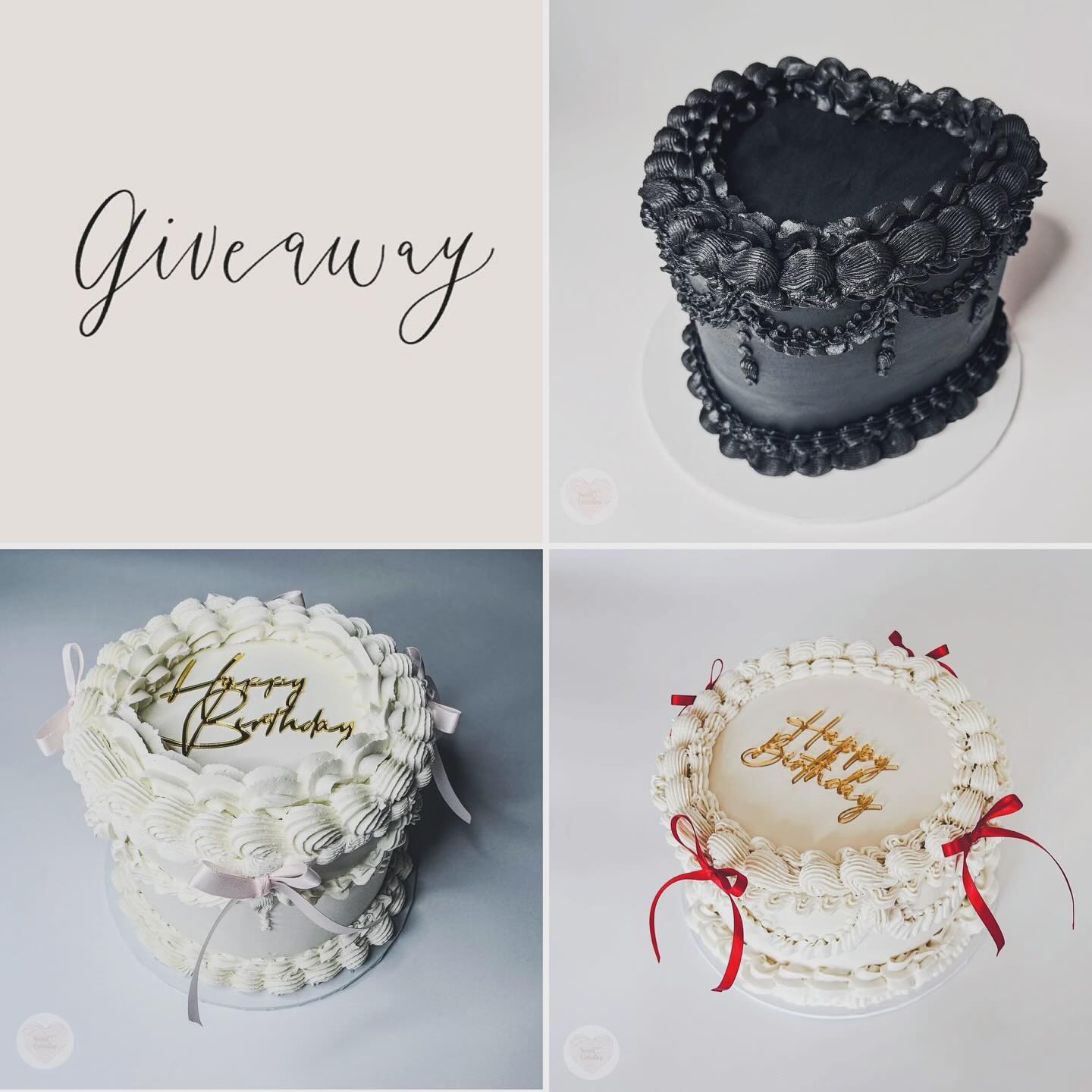 To celebrate Sweet Valentine’s 4 year birthday, and as a thank you for all the love and support my followers have given over the years, I will be giving away a 6 inch vintage style cake! 🎂 Perfect for any upcoming celebrations, a night in with the family, or a delicious lazy weekend in front of the tv 😊
To enter-
- Follow me
- Tag 3 besties you would share the cake with
- Like this post
- Share this post on your stories and tag me
Competition closes Wednesday 23rd April at 8pm!
Good luck 🩷
T&Cs apply
- Must be following me to win
- Cake will be a 6 inch vintage cake, either heart or round shaped, and you can select a flavour from my best selling flavours list (will arrange with the winner directly!)
- Can add a custom topper at an additional cost (totally optional!)
- Must be able to collect from Leeds LS14
- Date must be available in my diary, but we’ll work together on this!
- Winner will be picked at random and announced on my stories and tagged, so keep an eye out
- UK entries only
- Cannot be used in conjunction with existing orders
Competition is in no way associated with Instagram.
.
.
#freecake #cakestyle #cakeart #vintagecake #lambethcake #buttercream #leeds #westyorkshire #leedsbaker #tiercake #weddingcakesideas #weddingcake #weddingcakedesign #bespokeweddingcakes #weddingcakeinspiration #prettyweddingcakes #texturecake #uniqueweddingcakes #weddingcakeinspo