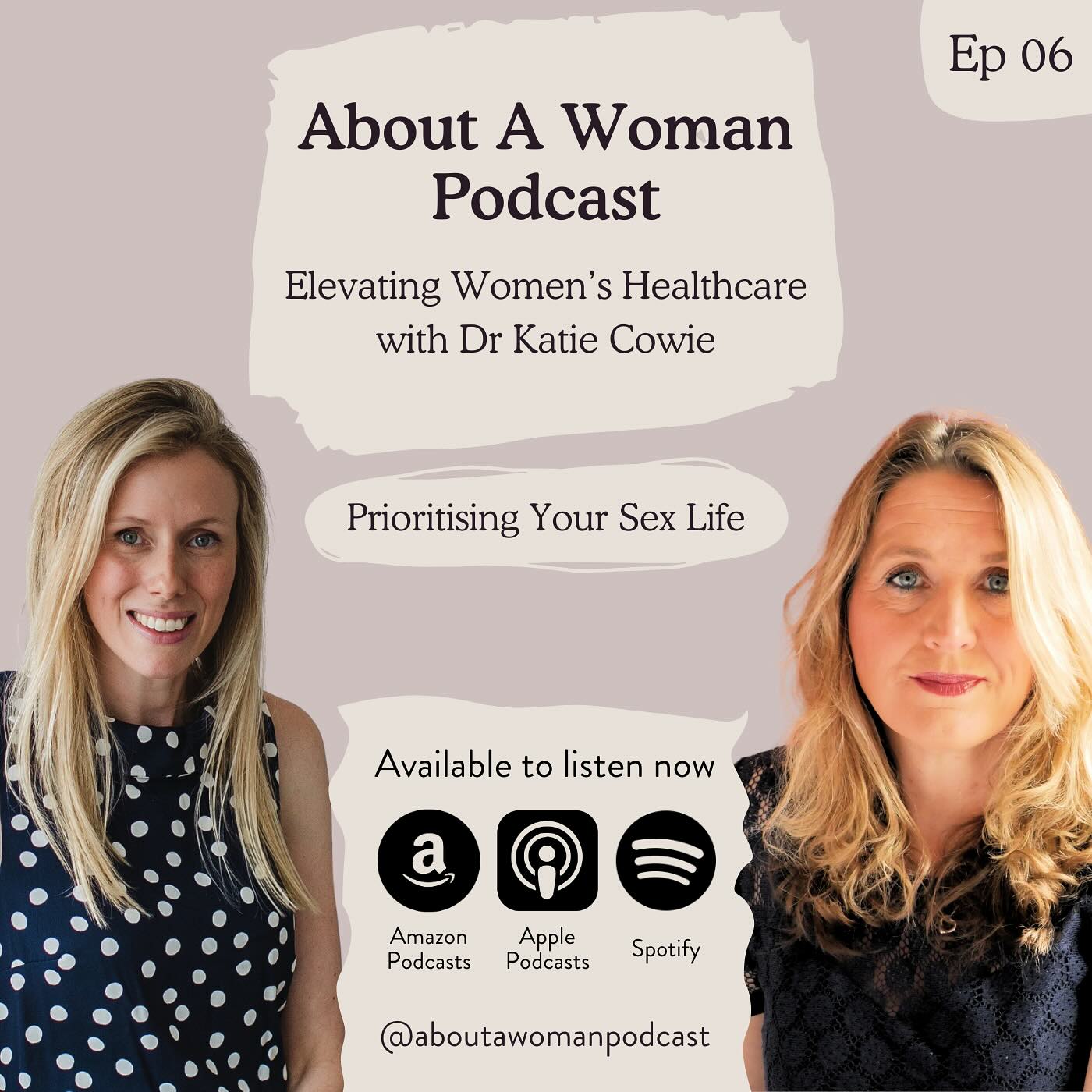 The latest episode of About A Woman is with trailblazer Sam Evans @samtalkssex who has made it her mission to educate and support us on a journey to optimal sexual health. We discuss libido, British prudishness, the lack of medical training in sexual health, safe lubricants, the impact of the menopause and much more aside.
Sam has a unique ability to put people at complete ease speaking about initimacy and she has a wealth of knowledge to share. So if sex is unpleasurable at the current time or you’re experiencing low libido or you just want to enjoy listening to an hour of people normalising the discussion of sexual intimacy, then this is the episode for you!
🎧 LISTEN on all major podcast channels 👆or at www.thewomenshealthgp.co.uk
FOLLOW @aboutawomanpodcast 💫
#womenhealth #podcast #sexualhealth #normalisingintimacy #menopause
