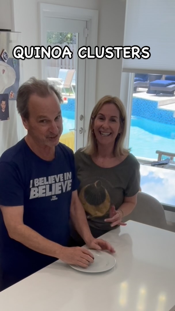 @bhacker59 on Better Baking With Brad makes:Quinoa Clusters. Good for 🧠 & 🏋️. Lots of fiber & protein 1 cup raw quinoa 1 cup dark chocolate chips Toast quinoa in pan 5 min med/hi. Once heat popping add chocolate and mix until chocolate fully melted. You can add dried cranberries if want. We didn’t. 😂.💙@sivanskitchen 4 recipe #quinoaclusters #brainhealth #healthylifestyle #emptynesters #healthcoach #howtobake