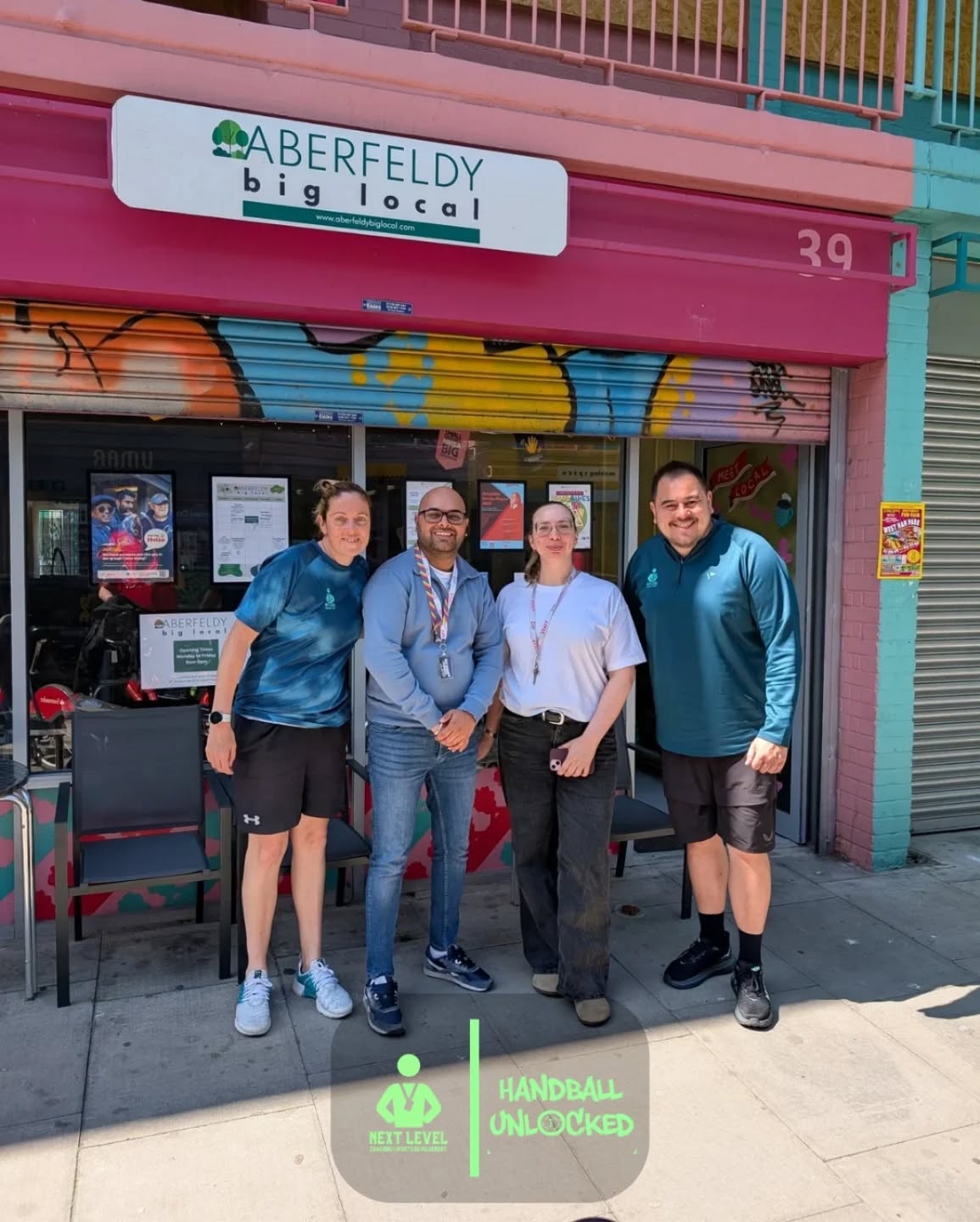 Great catch-up with the @aberfeldybl Big Local team! Thrilled to have them join our #handballunlocked pilot, as we work with @englandhandball to bring handball to communities across East London.
#sportsdevelopment #NxtLvl