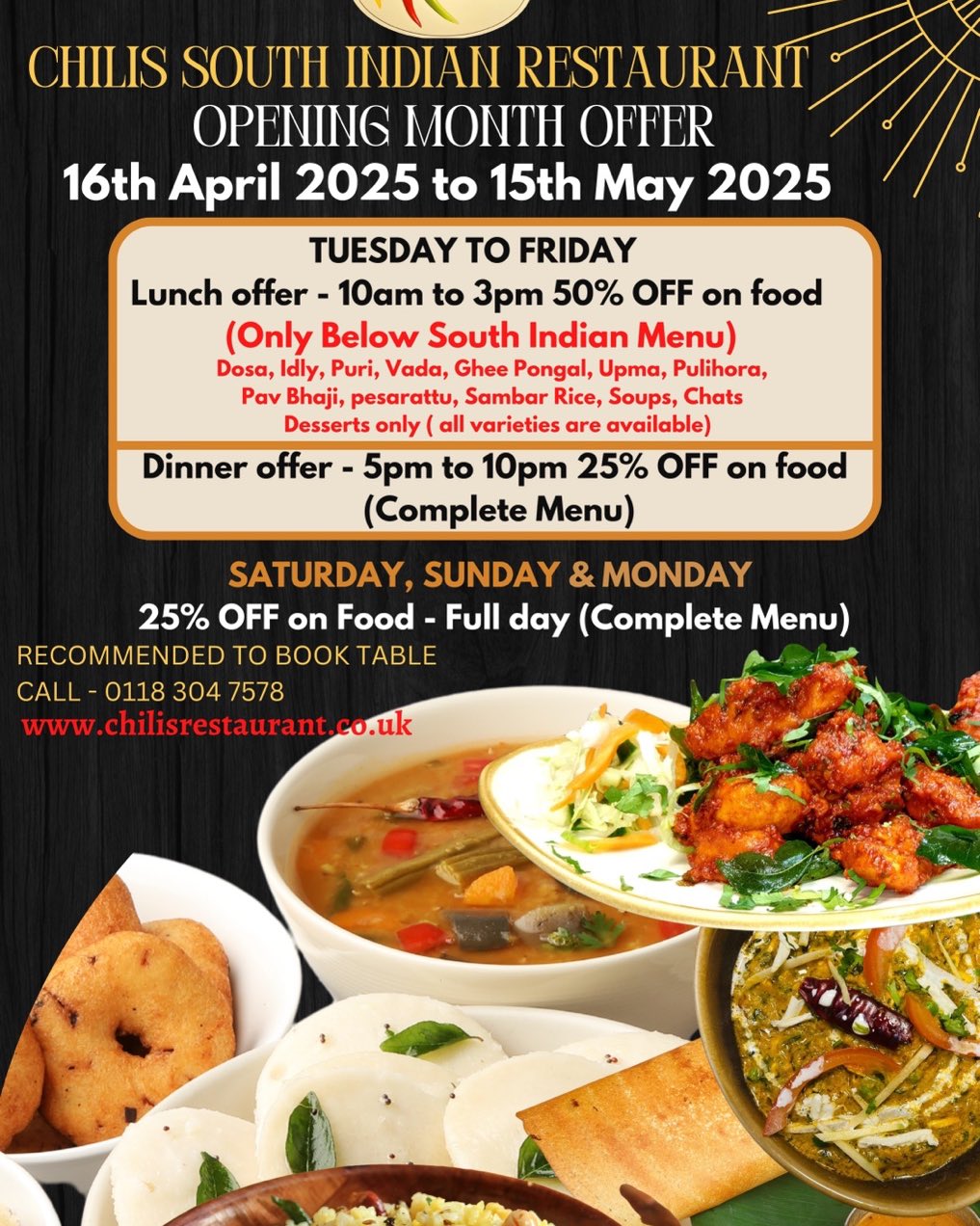 OPENING MONTH OFFER
