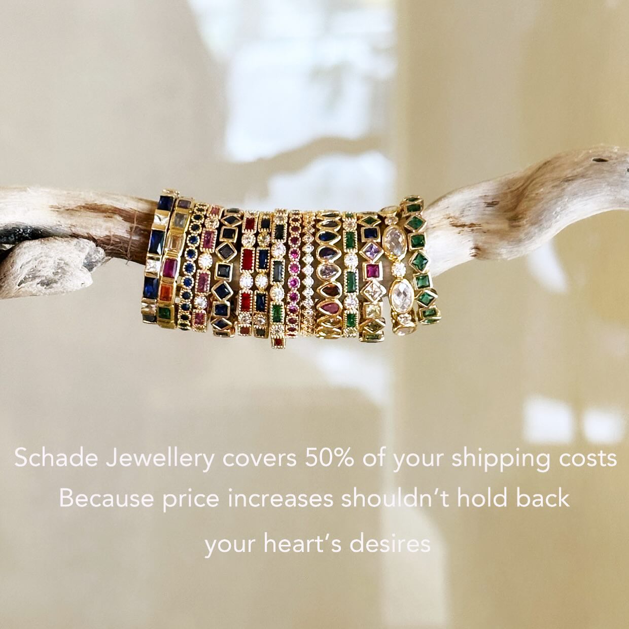 At Schade Jewellery, every detail matters.
And because rising costs shouldn’t hold you back, we cover 50% of your shipping fees, across Europe and worldwide.
A simple gesture, so you can keep treating yourself—or gifting—without compromise.
•
•
schadestore.com
•
•
•
#SchadeJewellery #SharedShipping #JewelleryWithHeart #LuxuryWithoutLimits #HandcraftedJewels #FineDetails