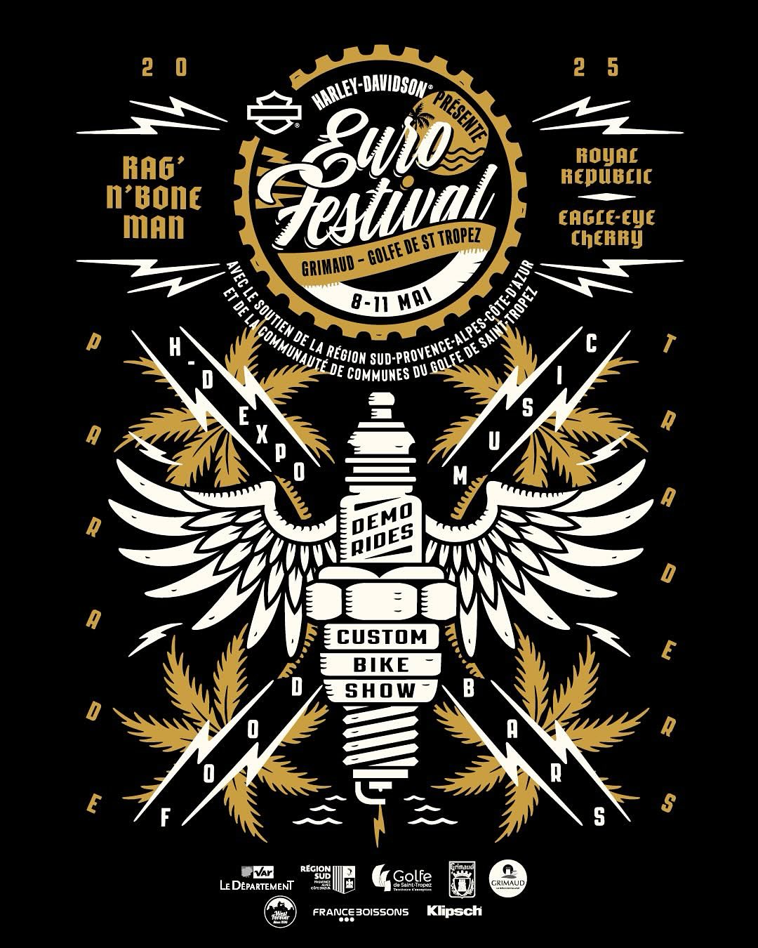 On se retrouve bientôt pour un évent @harleydavidson de folie @harleydavidsonfrance #harleydavison#harleycustom #côtedazur #sainttropez #sainttrop #concert #plage #bijoux #bijouxbiker #biker