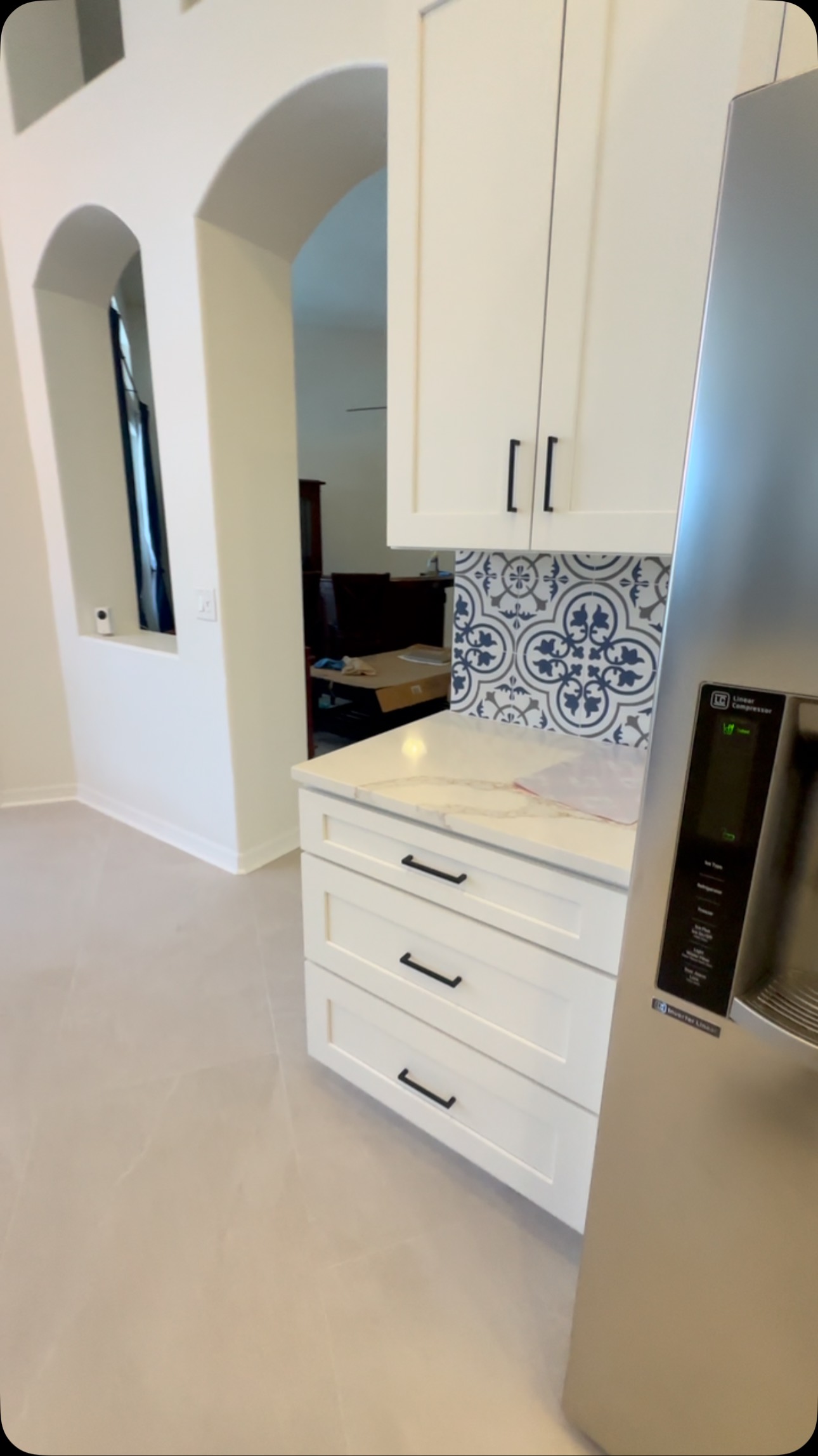 After a major plumbing leak damaged this kitchen and main living areas, we stepped in to restore it better than ever. From replacing drywall up to 4 feet to installing fresh finishes, this renovation brought the space back to life.