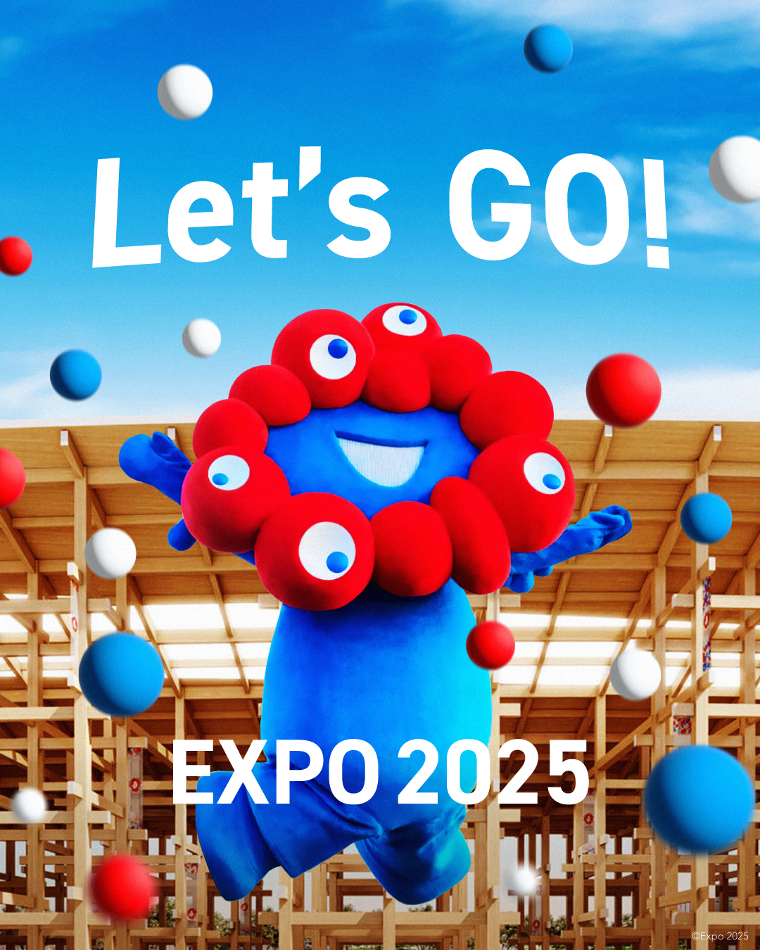🔴🔵Let's Goooo EXPO 2025 !!!!🔵🔴
⠀ ⠀✨ *⠀⠀⠀⠀⠀⠀ *☆
✦ * ⠀⠀⠀⠀✧ ✨˚
Apr. 13 (Sun)
Expo 2025 Osaka, Kansai, Japan has finally begun🎉
✨⠀⠀✧⠀⠀⠀* ✦
˚ * ✨
Fantastic excitements✨ Wonders beyond your imagination✨
Unforgettable moments await here👀
.
We couldn't be happier to welcome you at the Expo site💕
.
.
.
#きたぞ万博 #HelloEXPO2025 #EXPO2025」#大阪関西万博 #osakaexpo #expo2025 #ミャクミャク #myakumyaku #JAPAN #日本 #KANSAI #関西 #OSAKA #大阪 #いのち輝く未来社会のデザイン #DesigningFutureSocietyforOurLives