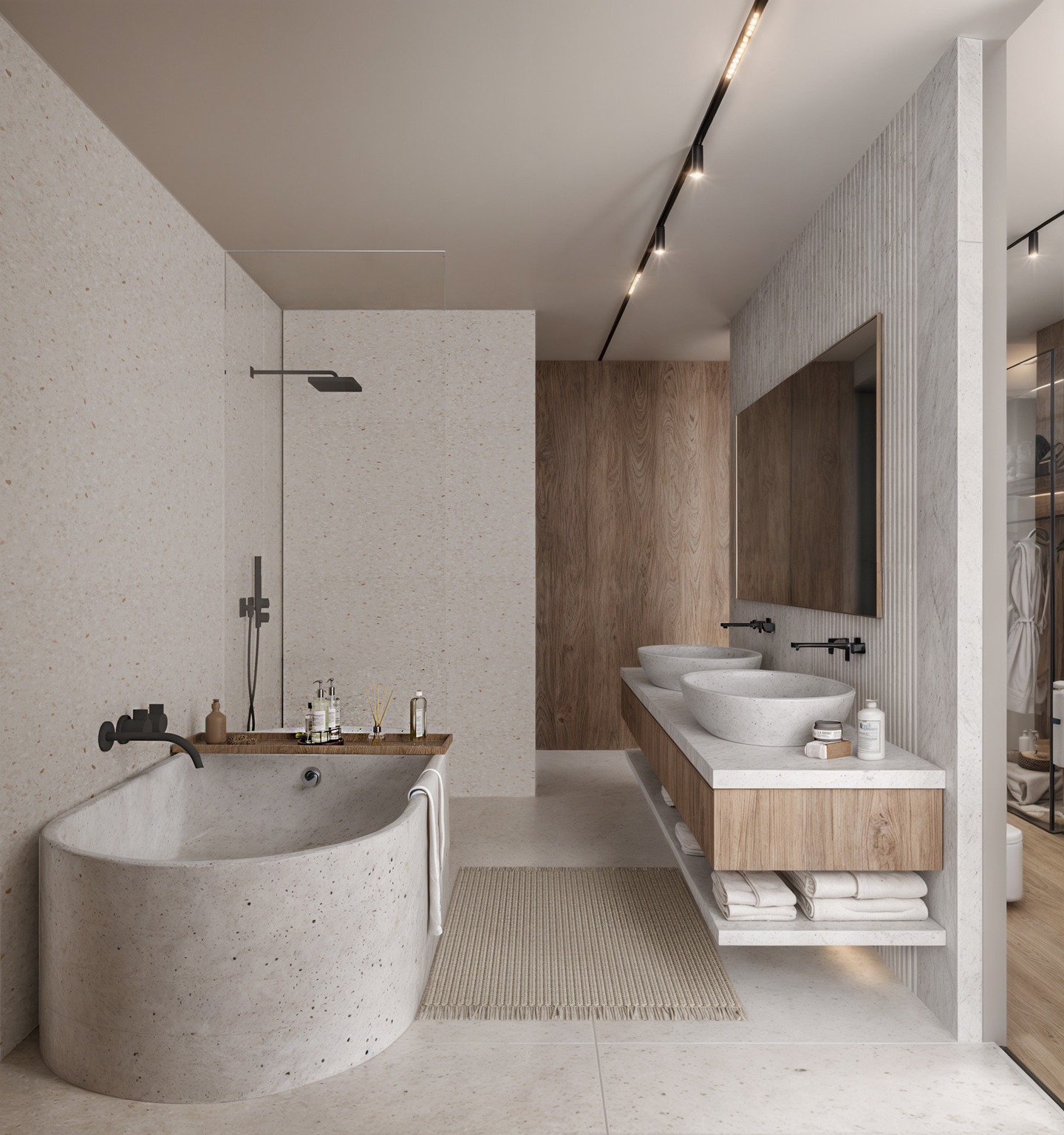 Inside view of our upcoming project in Vienna´s 19th District consisting of 4 modern townhouses with an extensive garden and beautiful view to the wineyards.
#interiorgoals #interiordesign #interior4inspo #luxury
#architecture #outdoor #rendering #modern #modernliving #modernarchitecture #baarbaarenfels #baarbaarenfelsarchitects