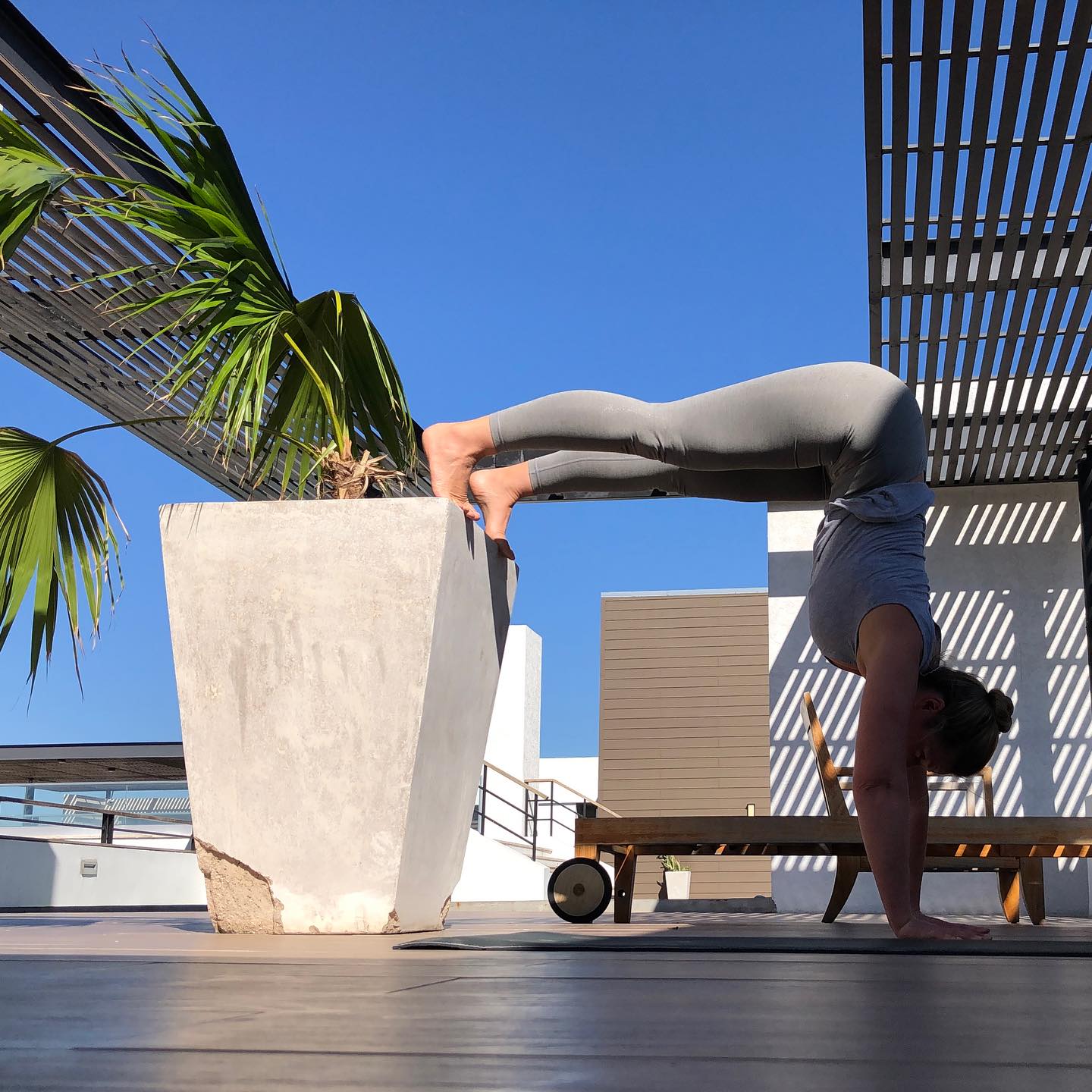 I’ve always wanted to be able to float up into a handstand.
I’ve tried a few workshops and done some home practice but I think it’s a skill that takes significant time and dedication.
I have time now so handstand work started this week!
If you want to try this drill, sit on the floor with your feet against the wall, turn over and place your hands where your hips were, walk feet up the wall to make a 90 deg angle at your hips, push the ground away
.
.
#plymflowyoga #yoga #yogapractice #flowyoga #vinyasa #vinyasaflow #yogaclass #plymstock #plymouth #yealmpton #yealmptoncommunitycentre #brixtondevon #southhams #devon #lholds #handstanddrills