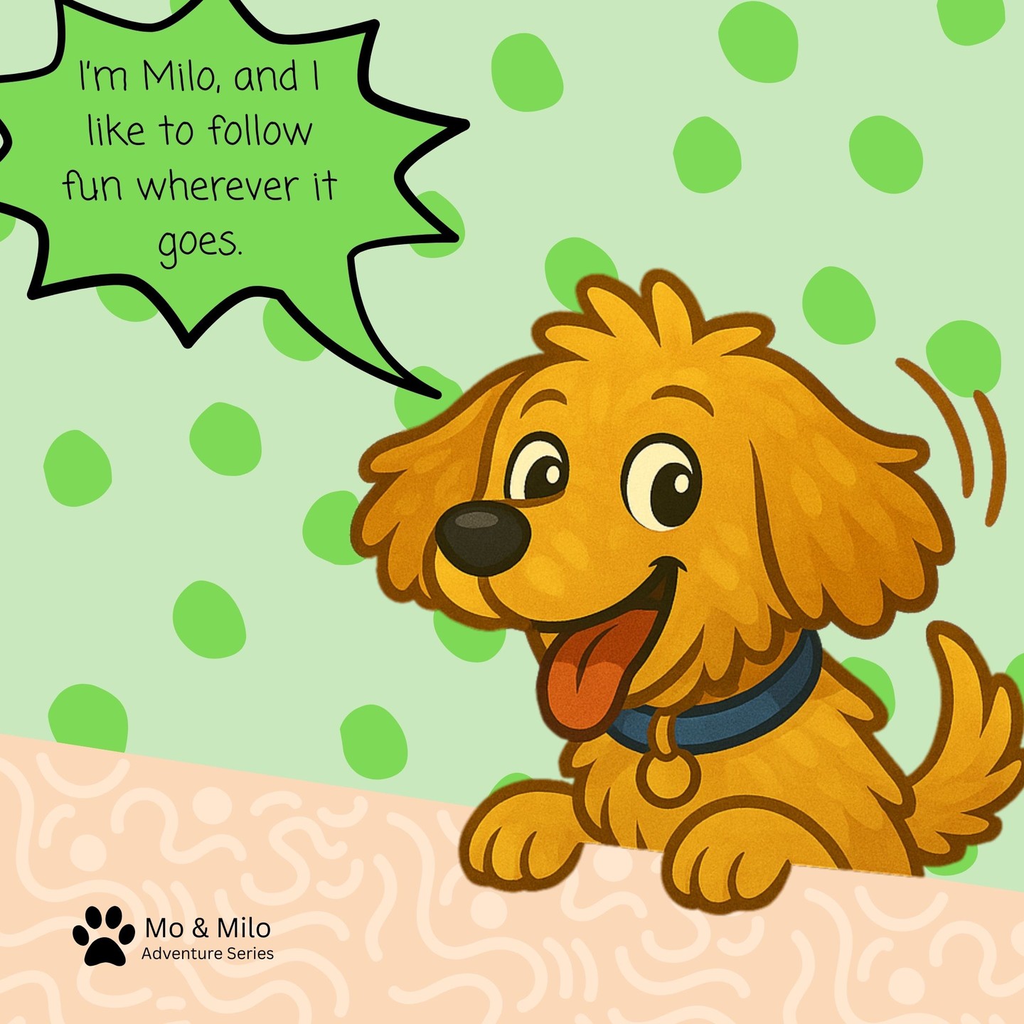 This is Milo.
The golden blur of joy, chaos, and cuddles. He doesn't always follow the rules—but he always follows his heart.
Milo helps Mo try new things. Mo helps Milo slow down. That’s what best friends do.
💫 Designed for all kids—especially the beautifully different ones.
#cartooncharacters #childrensbooks #bffgoals #moandmilo #goldenpup #neurodivergentrepresentation