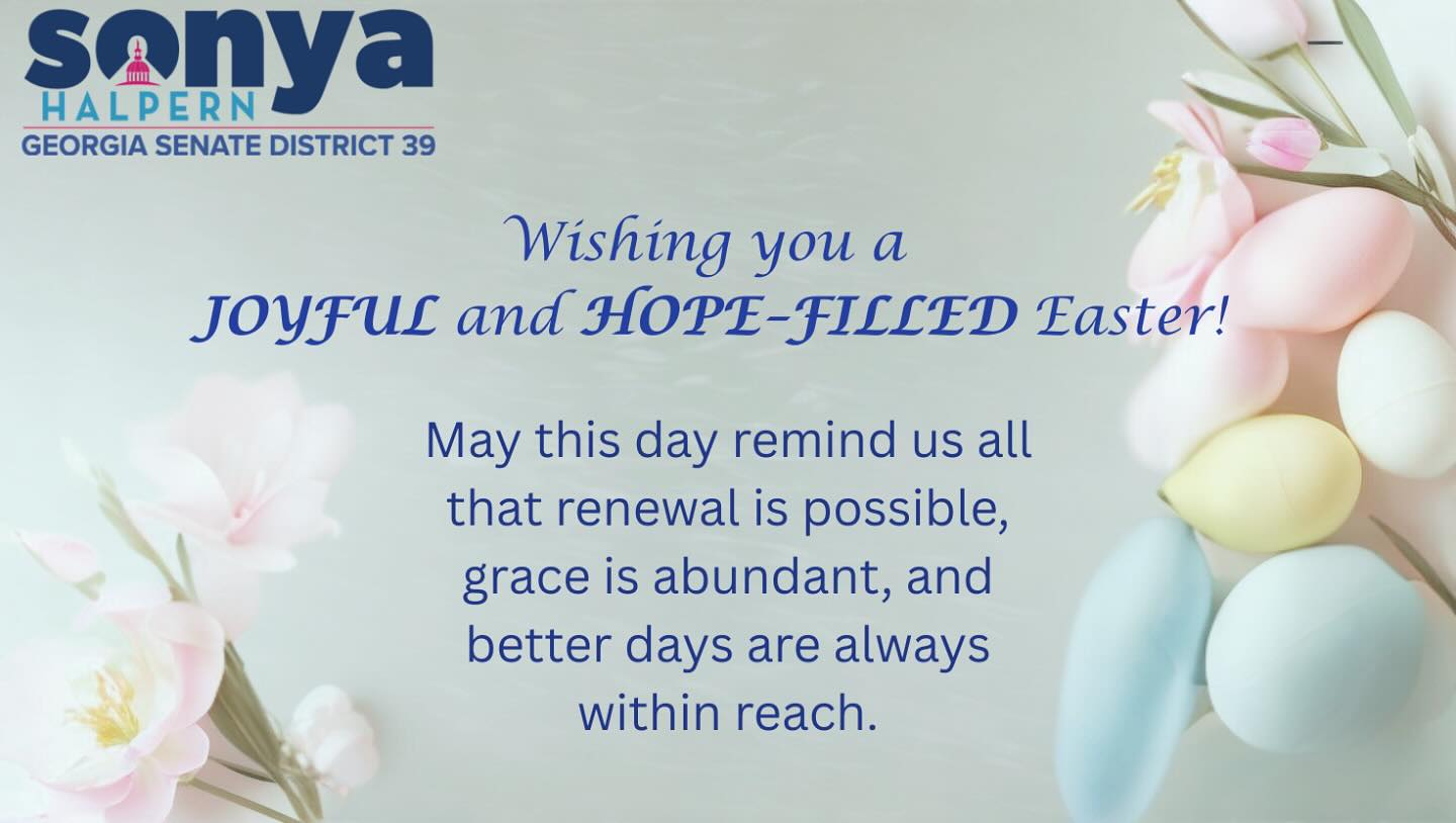 Wishing you a joyful and hope-filled Easter!
May this day remind us all that renewal is possible, grace is abundant, and better days are always within reach.