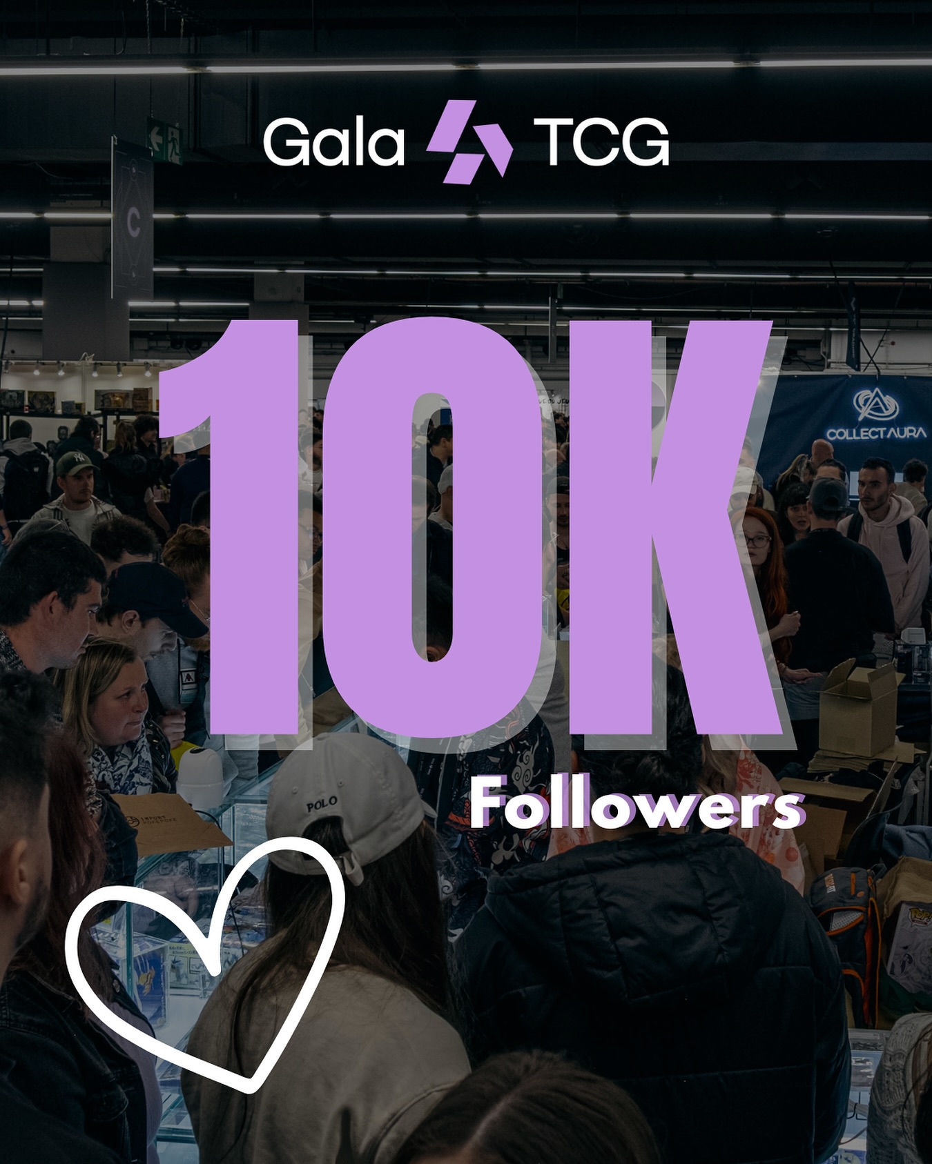 💜 10 000 MERCIS 💜
Nous venons de franchir la barre des 10000 abonnés, et c’est grâce à VOUS ! Votre soutien, vos likes, vos partages et vos commentaires font vivre cette aventure chaque jour.
Merci d’être une communauté aussi passionnée, bienveillante et engagée.
Ce cap symbolique n’est qu’un début d’un voyage qui promet bien des surprises…
En attendant, en route vers le Gala TCG 2025 🚀
#GalaTCG #GalaTCG2025 #Gratitude