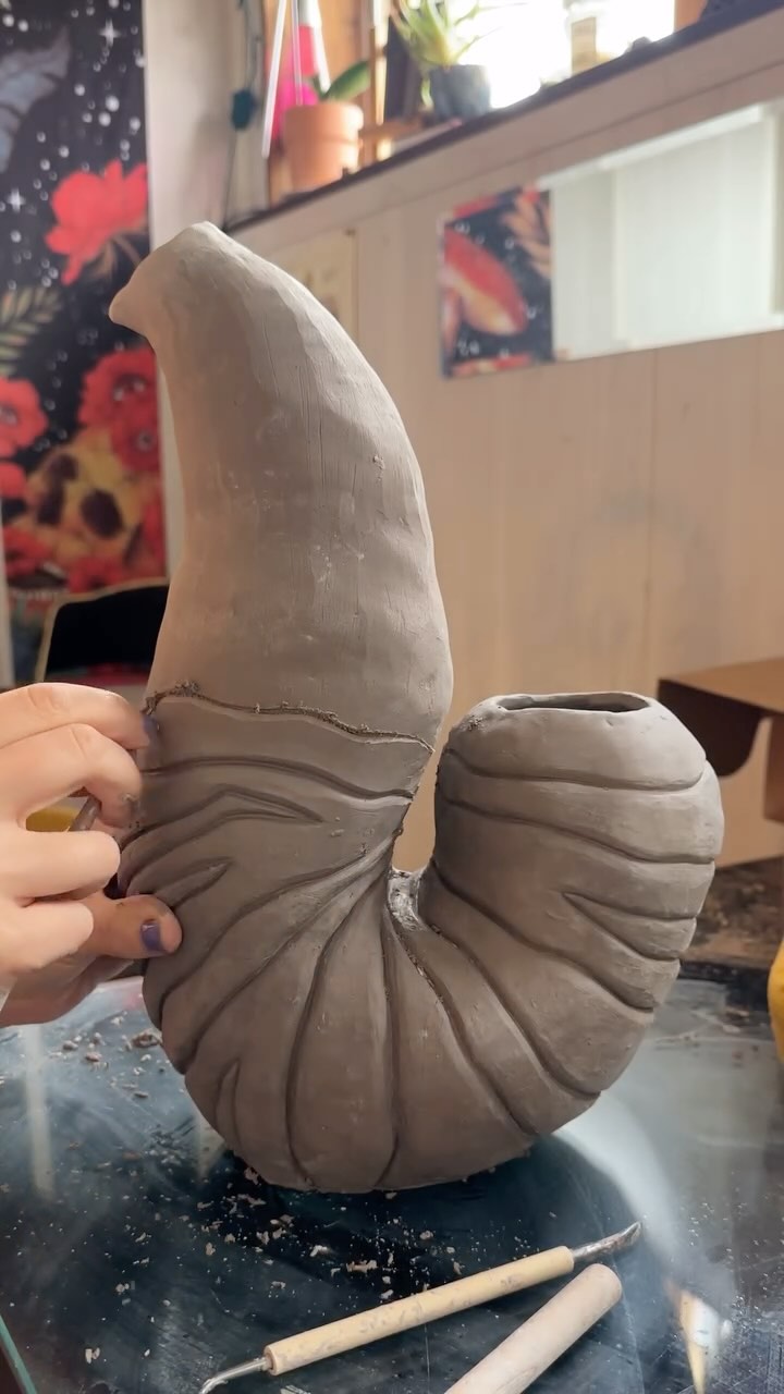 Can you guess what I am making?
#pottery #potteryprocess #clay #claysculpture #artprocess #artcollector