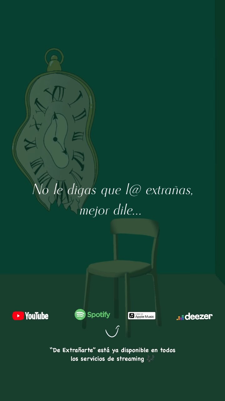 Cuando extrañas a alguien, la vida suena así…
“De Extrañarte” está disponible en todos los servicios de streaming, escúchala, compártela y envíasela a la persona que más extrañas.
Link in BIO
#nuevacanción #musicaromantica #nuevosingle #cantautor #romance #feelings #emotionalmusic #reelsmusic #fyp #discovermusic