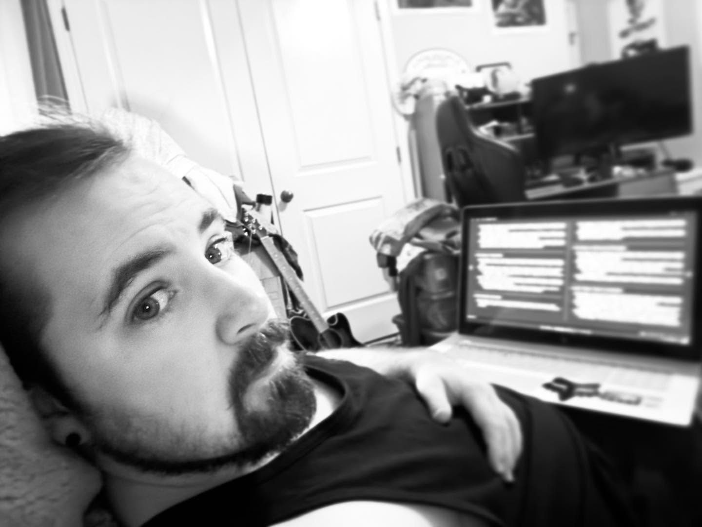 if you could read the screen, you’d know how my book ends.