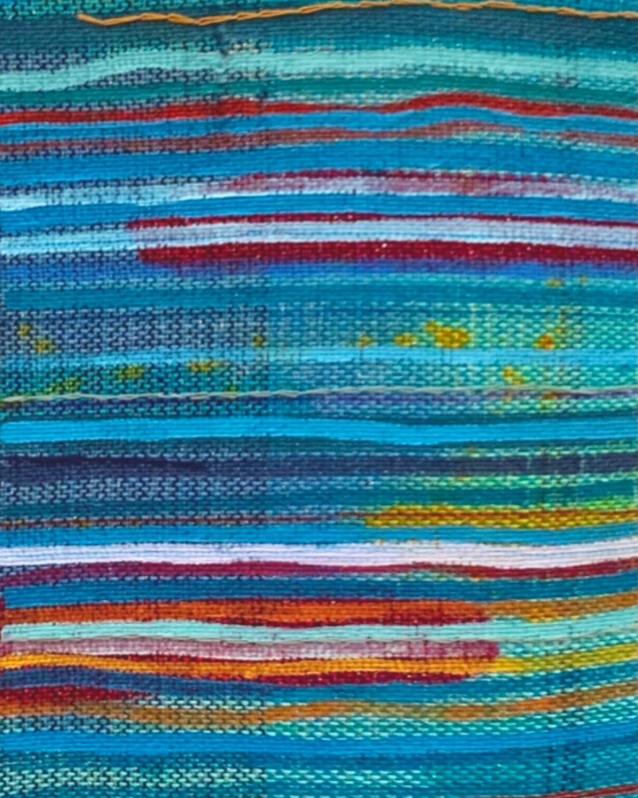 Love some rich colors!! Hand-woven and Hand-dyed 🧡