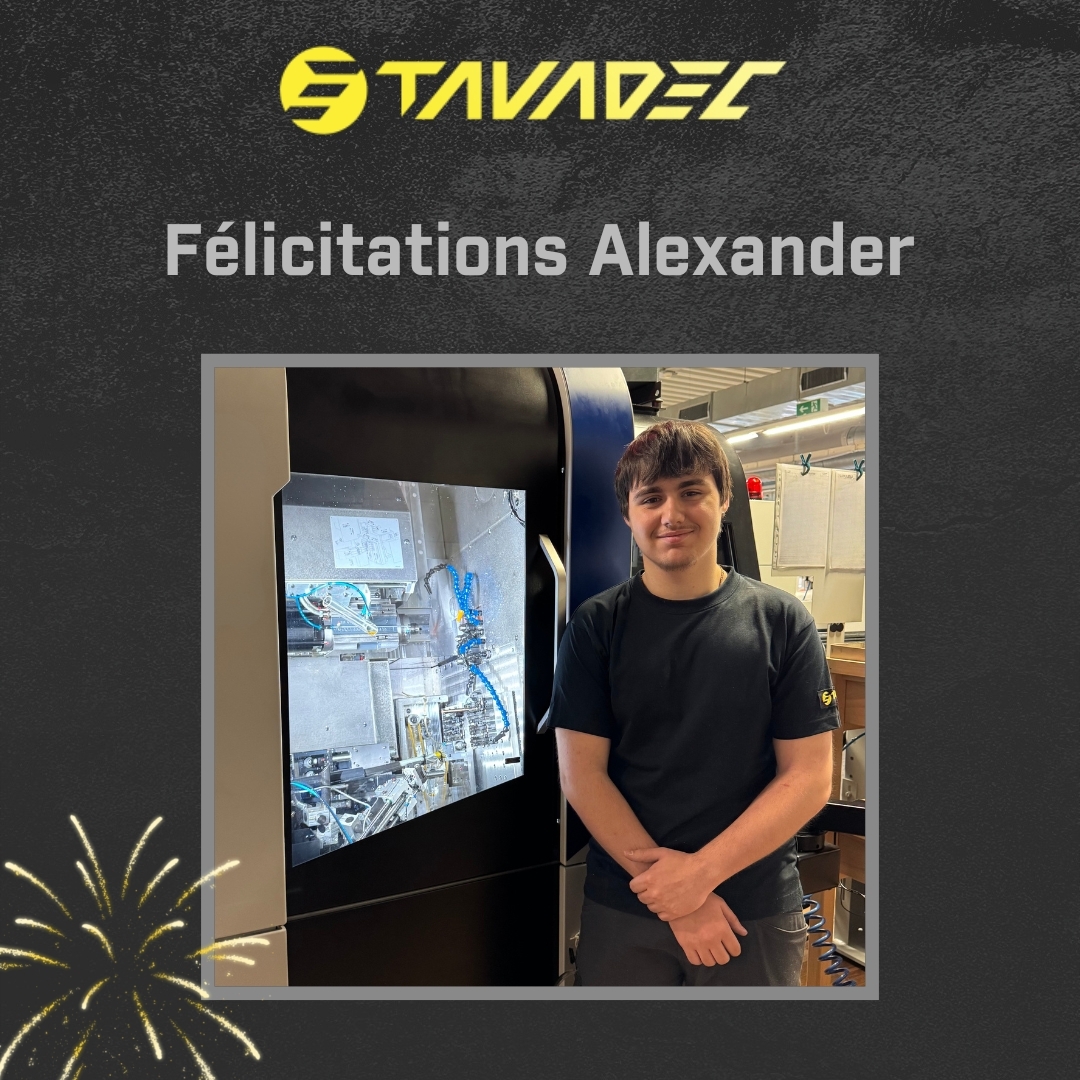 🎉 Félicitations à notre apprenti !
Un grand bravo à Alexander qui a brillamment réussi son examen partiel en mécanique avec une superbe note de 5.5 ! 💪✨ Nous sommes très fiers.
#tavadecsa #apprentissage #mécanique