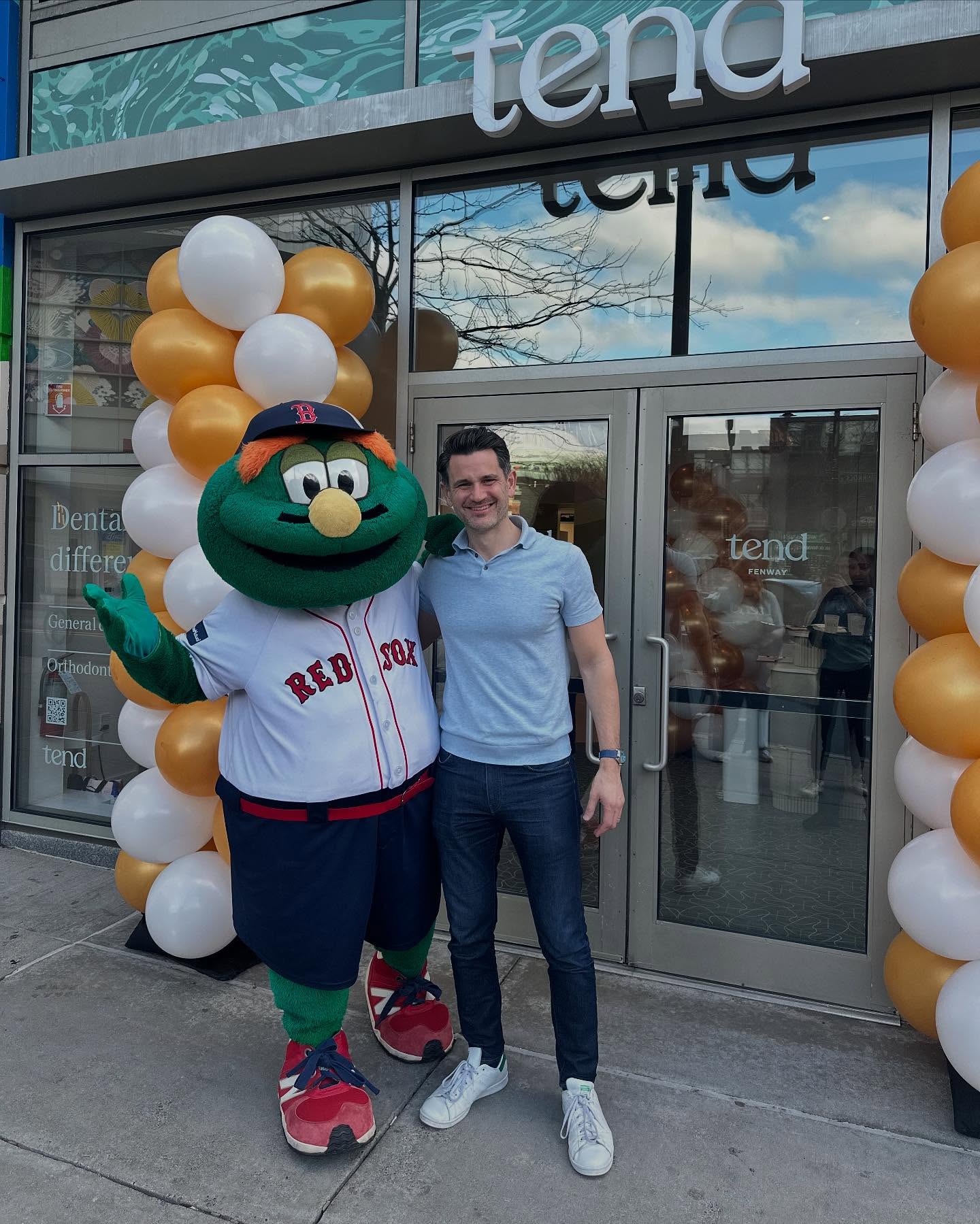 I swallowed my NY Yankees pride to help launch Tend’s 30th studio at Fenway. It’s an awesome location with a lovely and caring team. Congrats to our development and onboarding experts… she’s a beauty! @hello_tend #dentistry