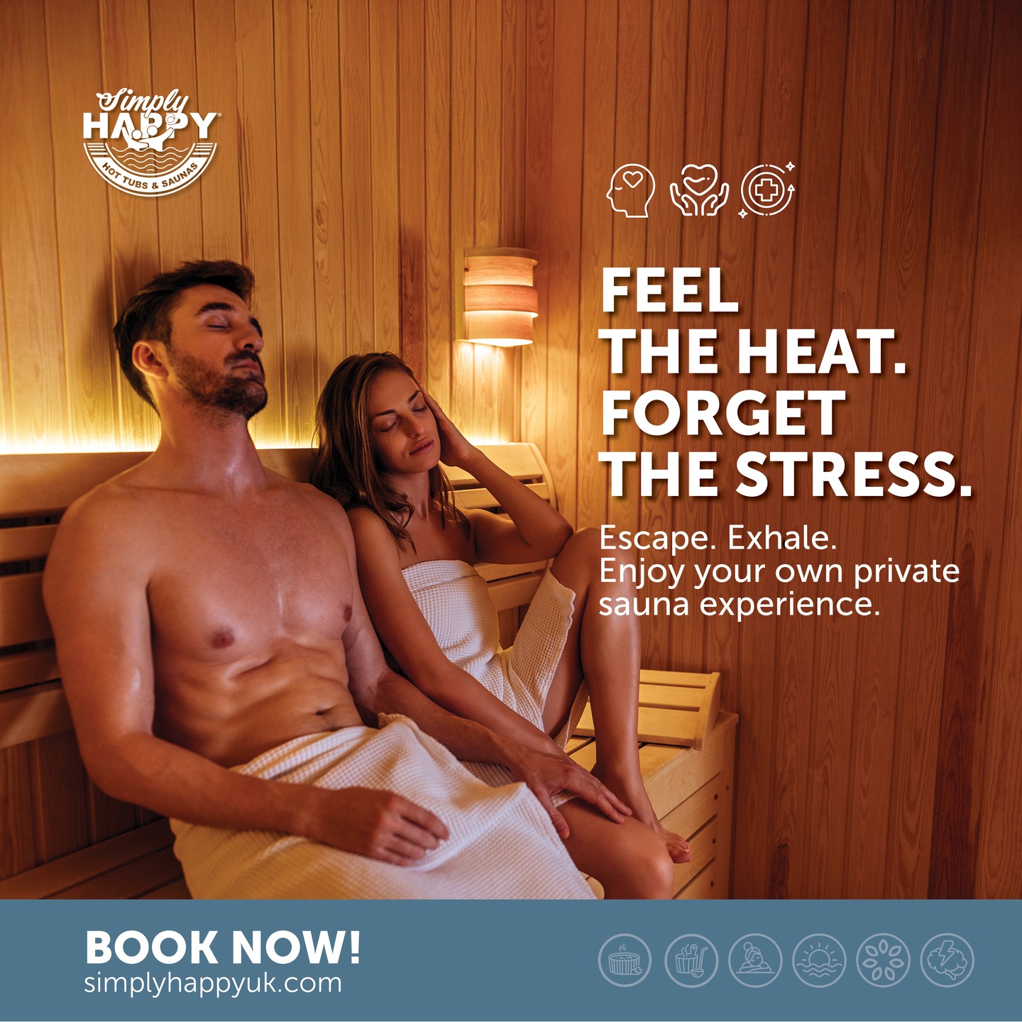 Feel the heat. Forget the stress.
There’s a reason saunas have been trusted for centuries: they don’t just warm your body — they calm your mind, ease tension, and bring you back to yourself.
Why wait for a spa day?
Simply Happy Hot Tubs & Saunas brings the experience to you — delivered, set up, and ready for you to unwind on your terms.
Make space for relaxation.
simplyhappyuk.com
⠀⠀⠀
⠀⠀⠀⠀⠀⠀
⠀⠀⠀
#stressrelief #wellnessjourney #relaxationtime #selfcarematters #hottubtherapy #saunalife #privateescape #relaxyourmind #mindfulmoments #simplyhappyonwheels