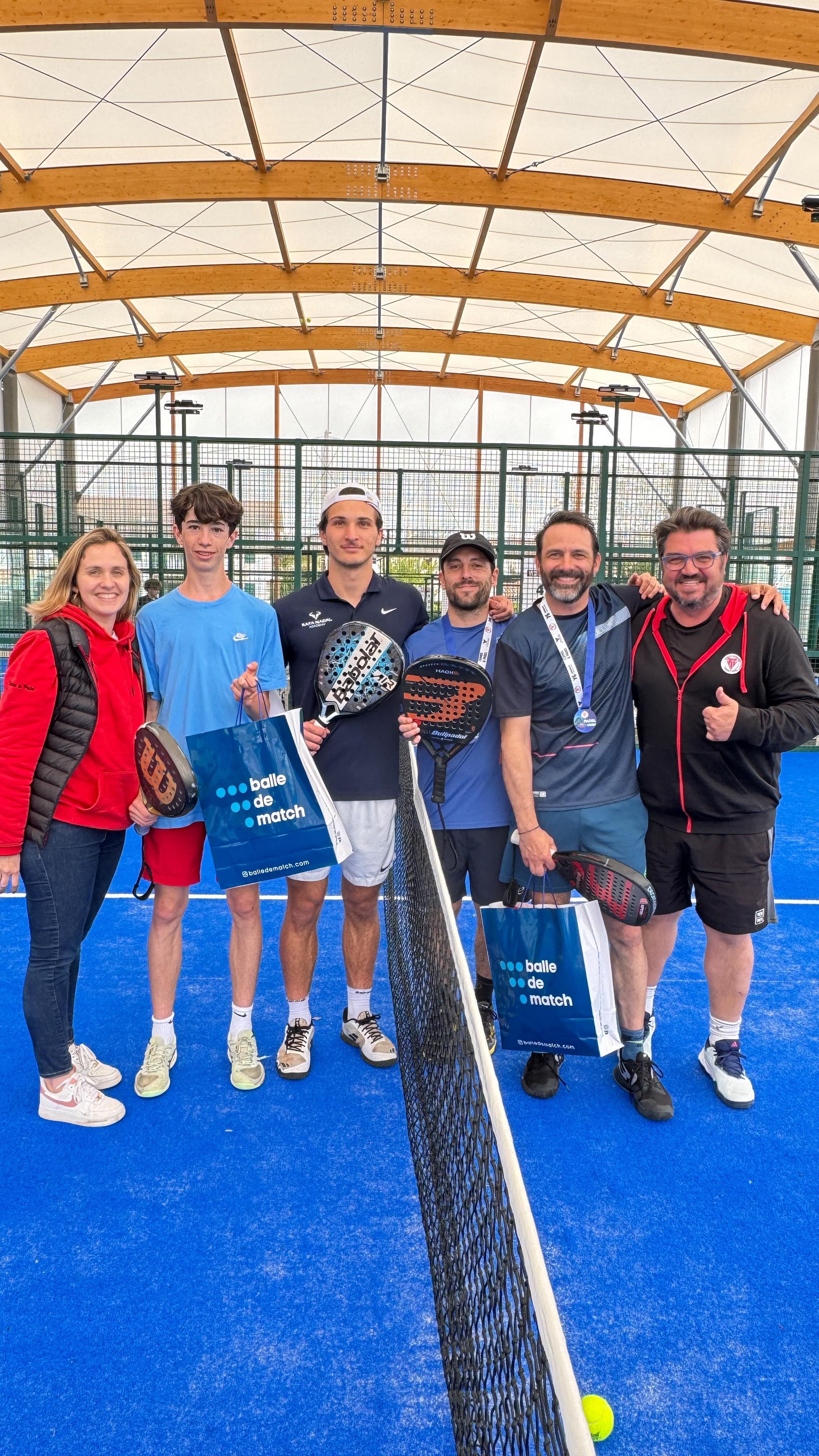 Bravo à @benoitmiche et @paul_btz pour leur victoire du P250 interne face à la paire @julienmslk et @elouan__pgs
Merci à tous pour votre participation et votre bonne humeur et un grand merci à @bichettemum pour l’organisation de ce beau tournoi.
#tournoidepadel #botennis #biarritz #padel #p250 #bopadel