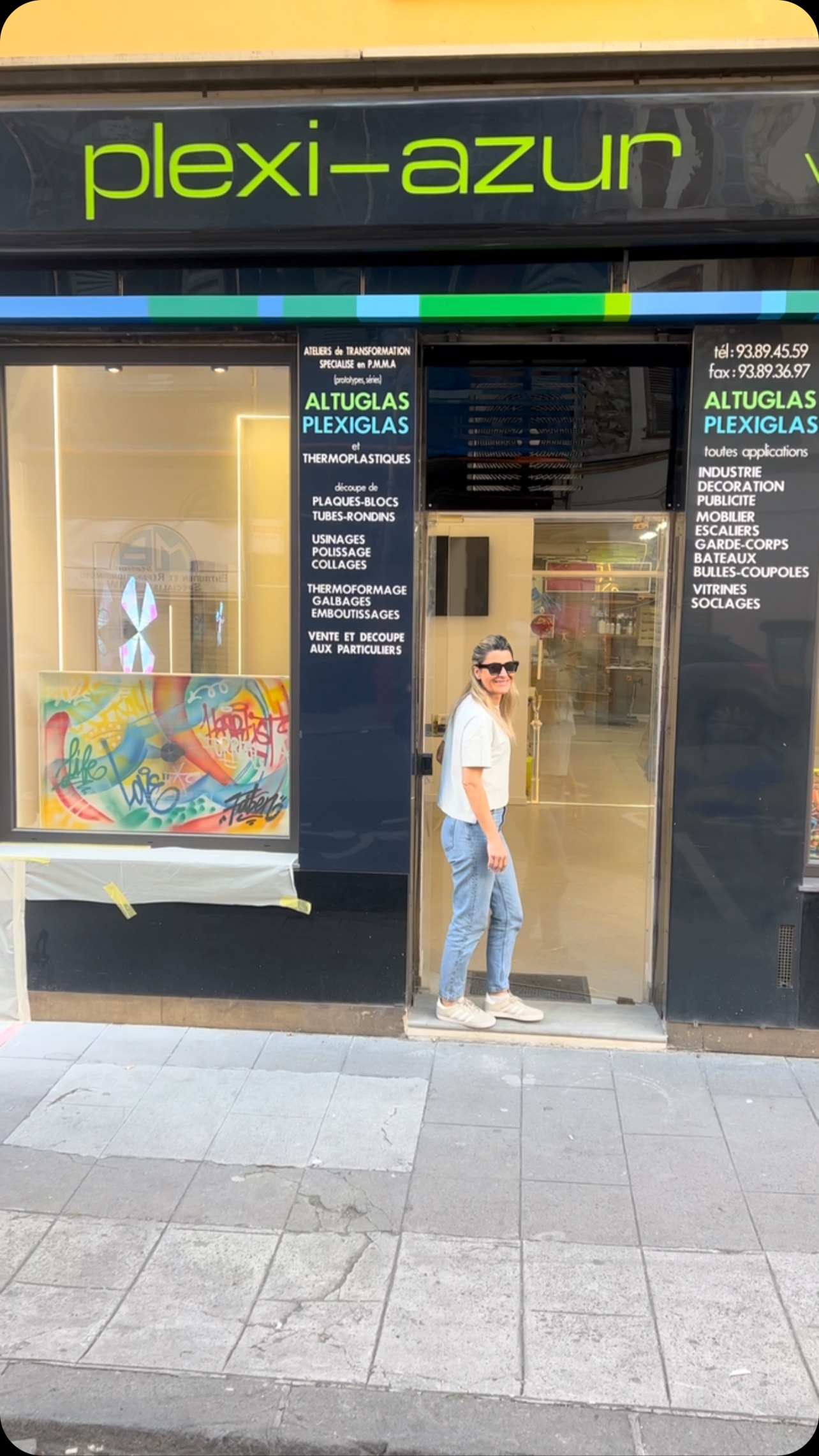 L’atelier @plexi.azur 🙂 vous souhaite une belle journée☀️ #atelier #plexi #nice #portdenice