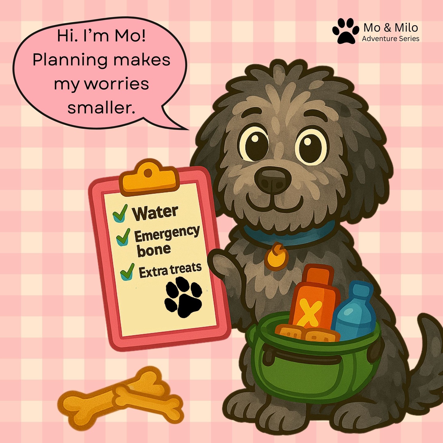 Meet Mo 🐾
She likes color-coded clipboards, snacks in even stacks, and quiet time to think things through.
Inspired by neurodivergent kids everywhere, Mo reminds us that stillness is not weakness—and that big feelings are worth listening to. 💙
📚 Tap to meet her best friend Milo in our next post!
#neurodivergentkids #representationmatters #moandmilo #kidscartoon #preschoolbooks #cartoonsforkid