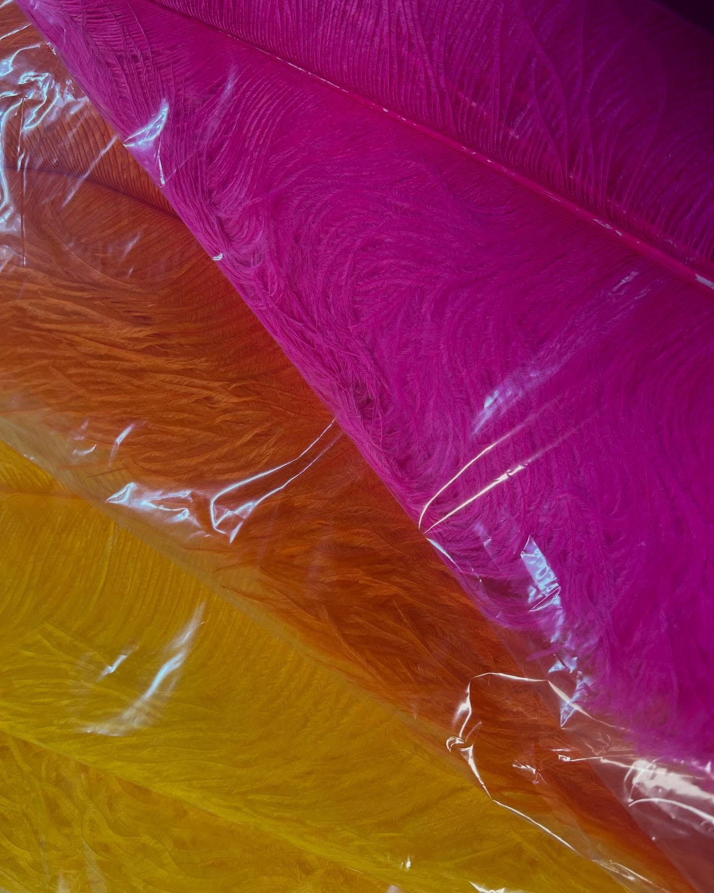 I love getting a rainbow of feathers in the mail! Coming your way this fall!