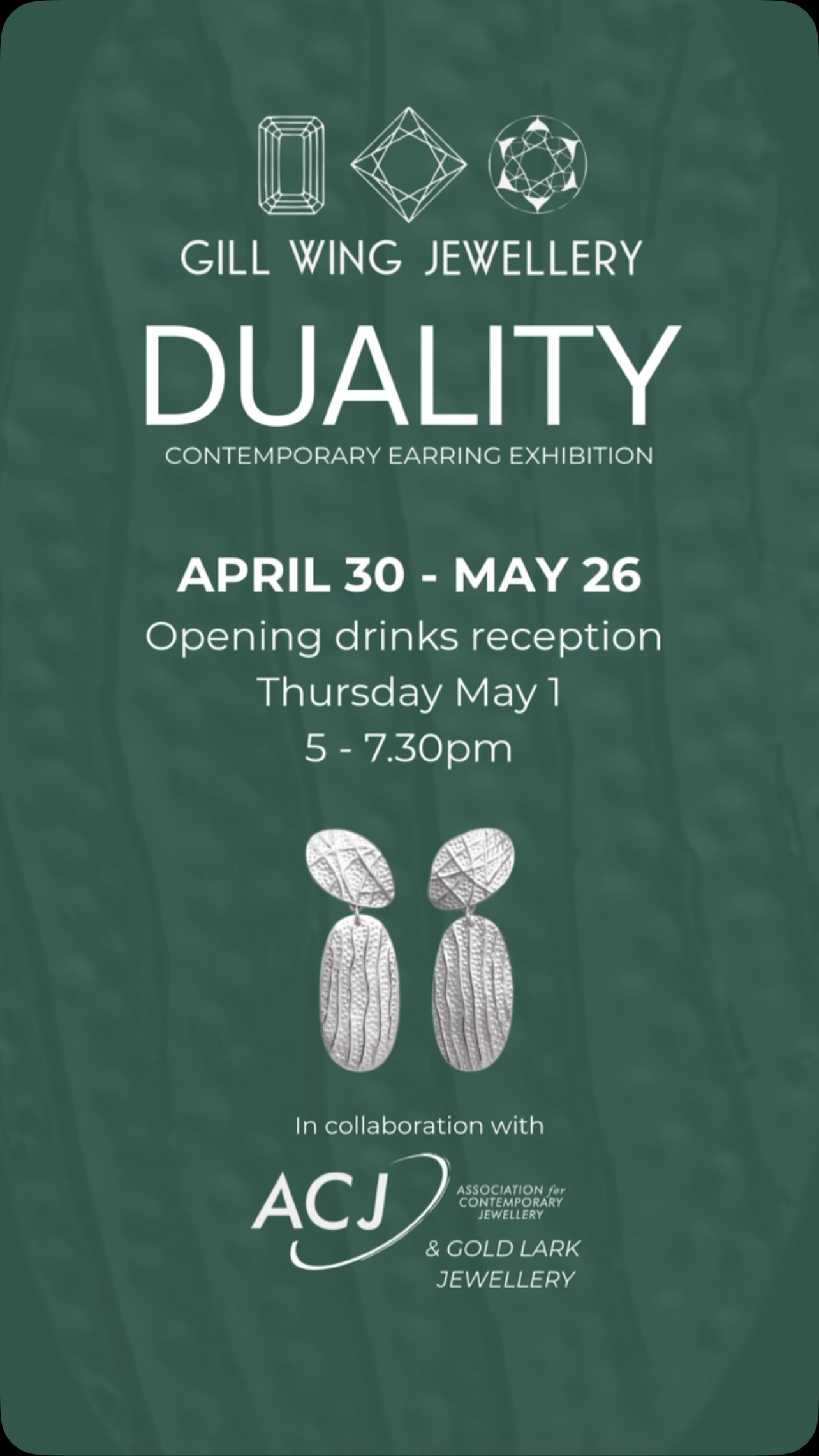 .
Exciting news!🎊 3 New earrings from my latest collection are selected to be exhibited in the D U A L I T Y earring exhibition @gillwingjewellery in collaboration with @acj.org.uk . Pieces are available for purchase. Please come and see wonderful pieces created by talented designer makers.
D U A L I T Y contemporary earring exhibition
🗓️Wednesday 30 April - Monday 26 May
Monday-Saturday, 11am-6pm, Sunday 12pm-6pm, Bank Holidays 11am-5pm
📍182 Upper Street, Islington, London, N1 1RQ
.
.
.
#jewellery #art #contemporaryjewellery #artjewellery #narrativejewellery #jewelery #narrativejewelry #artjewelry #contemporaryjewelry #japan #hongkong #uk #ukjewellerydesigner #ukjewellery #hkjewellery #hkjewellerydesigner #japanesejewelry #japanesejewellery #japanesejewelrydesigner
#photography #japaneseaesthetics #japaneseaesthetic #wabisabi #gem #gemmology