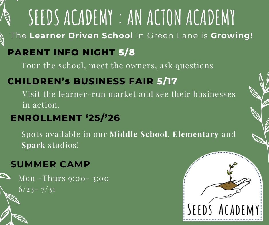 🌱From budding entrepreneurs to summer fun and fall beginnings—there’s something for everyone!
Hit the link in bio for all the details.🌱