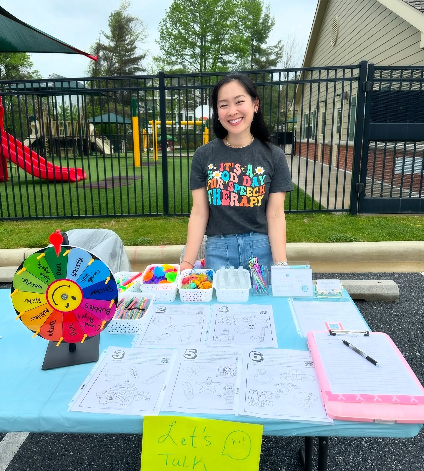 Had such a fun time chatting with parents and meeting kiddos at the spring fling with @primroseschoolellicottcity 🌼🌷
#slp #speechie #slplife #slplove #speechpathology #pediatricspeechtherapy #ashaigers #slpeeps #speechspark #slpsofinstagram #speechtherapy #slps #speechtherapyideas
#speechie #slplife #slplove #autism #speechdelay #languagedelay #apraxia #parenttips #playtolearn #playtherapy #cas #apraxiaofspeech #speechsparkslp #pediatricslp #atlslp #teletherapy #articulation #ellicottcity #marylandSLP