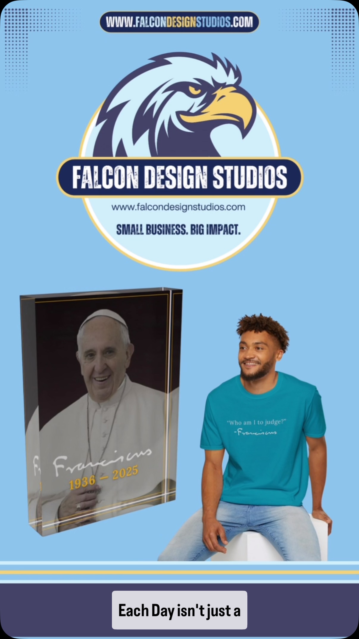 #PopeFrancis #CatholicFaith #CatholicGifts #SmallBusinessBigImpact #EtsyShop #CharitableGifts #LinkInBio