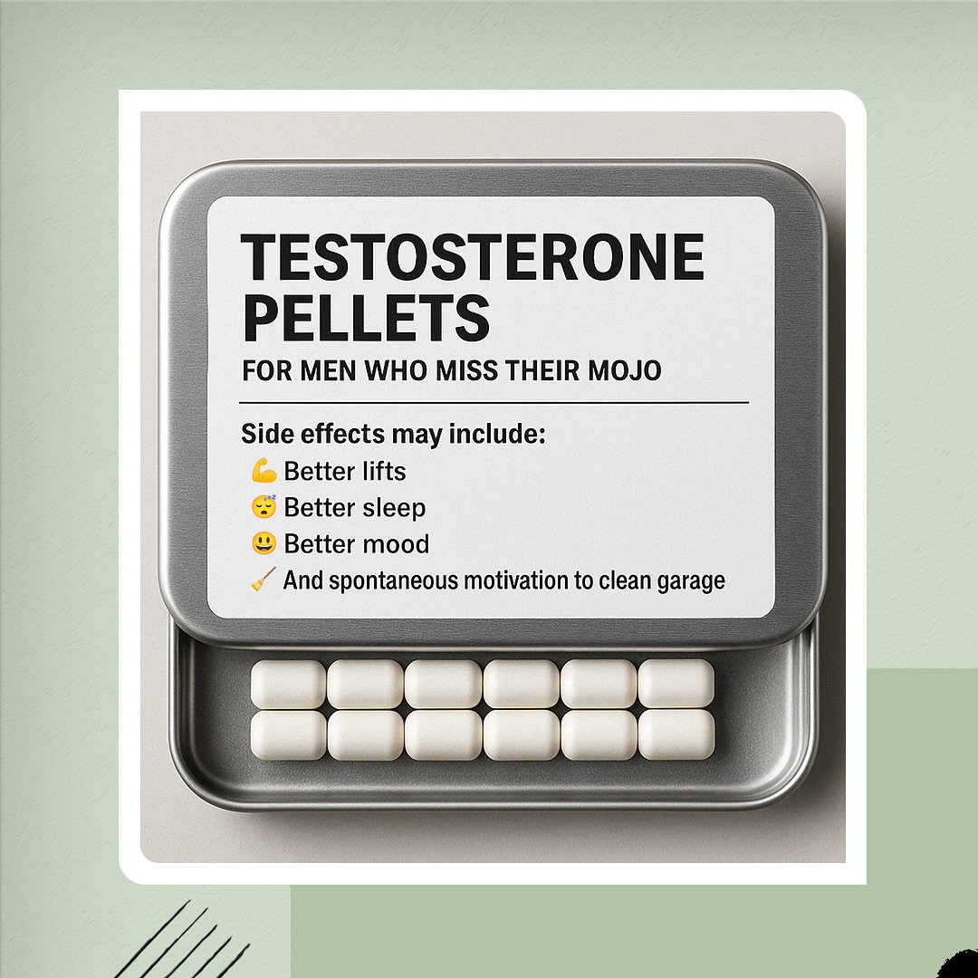 _
me at 25:
🔥 “let’s hit the gym, clean the garage, and build an empire.”
me now:
😮💨 “where are my keys…?”
🥱 “why am I tired from sitting?”
🍕 “is pizza a vitamin?”
it’s not just age.
it might be your testosterone.
🧪 get your bloodwork done.
💉 get testosterone pellets.
🔥 become a higher-functioning version of yourself (with garage-cleaning motivation included).
side effects may include:
💪 better lifts
😴 Better sleep
😌 better mood
🧹 sudden urge to do home projects
📅 book your consult. bring back the legend 😎
➡️ https://www.indehealth.com/
#Mojo #IndeHealth #TRT #MensHealth #LowT #GarageTherapy #Bloodwork #Hormone #DadEnergy