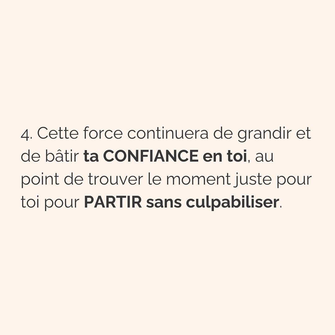 Ce travail d’amour de toi, d’acceptation de tes émotions, ne s’arrêtent pas une fois que tu as réussi à partir.
Parce qu’après peuvent venir les regrets, les doutes, le manque.
Et tout ça aussi fait partie du processus.
Plus on passe de temps dans une relation qui nous détruit, plus on se demande si on a fait le bon choix, une fois partie.
Cette réponse-là, du bon choix ou pas, tu la connais déjà. Aucune thérapie ou coaching ne peut t’offrir ça. Parce que tu as déjà toutes les ressources en toi, et que tu sais mieux que personne ce qui est bon pour toi.
La thérapie n’intervient que pour te guider vers un chemin que tu n’arrives pas à emprunter seule. Parce que c’est trop dur, parce que ça fait peur. Et même, parfois, parce que ça fait mal.
Mais savoir si tu as fait ou non le bon choix de quitter une relation qui te faisait du mal, rien ni personne ne pourra jamais le décider à ta place.
———————————————————————————
Je suis Emilie, thérapeute & coach diplômée spécialisée dans la dépendance affective.
J’aide les femmes qui souffrent de schémas toxiques répétitifs à aimer sereinement et librement, sans plus jamais s’oublier.
Je les accompagne pour qu’elles puissent passer de la théorie à la pratique. Avoir des prises de conscience c’est bien, voir des changements concrets dans sa vie, c’est mieux.
Passons 30 min ensemble pour apprendre à nous connaître ! Rdv dans mon lien en bio pour accéder à mon agenda ou sur mon site : Emilie-leduc.com
#dependanceaffective #manipulation#relationtoxique#addiction#dependance#peurs#blessuredabandon#rupture#couple#hypersensibilité #emotions #gestionemotions #hypersensibles #abandon #perversnarcissique #depression #blessuredelame #selflove #amourdesoi #tinder#date#rencontre #angoisse#solitude #lovecoach #pn #devperso #amourdesoi