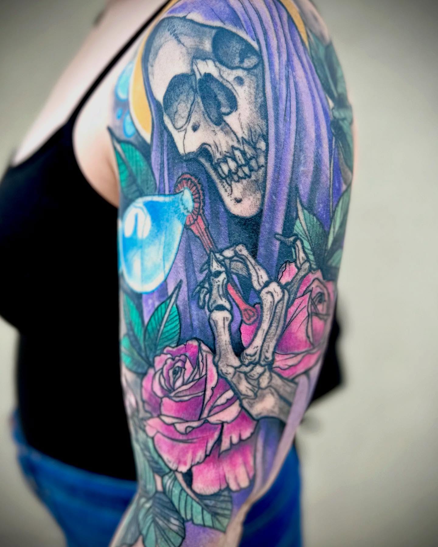Super fun tattoo on a very wonderful human! Done by Johnny⦠enjoy your day and donāt fear the reaper.
#dontfearthereaper #tattooartist #tattoosnob #tattooing #tattooartistinAlbuquerque#
